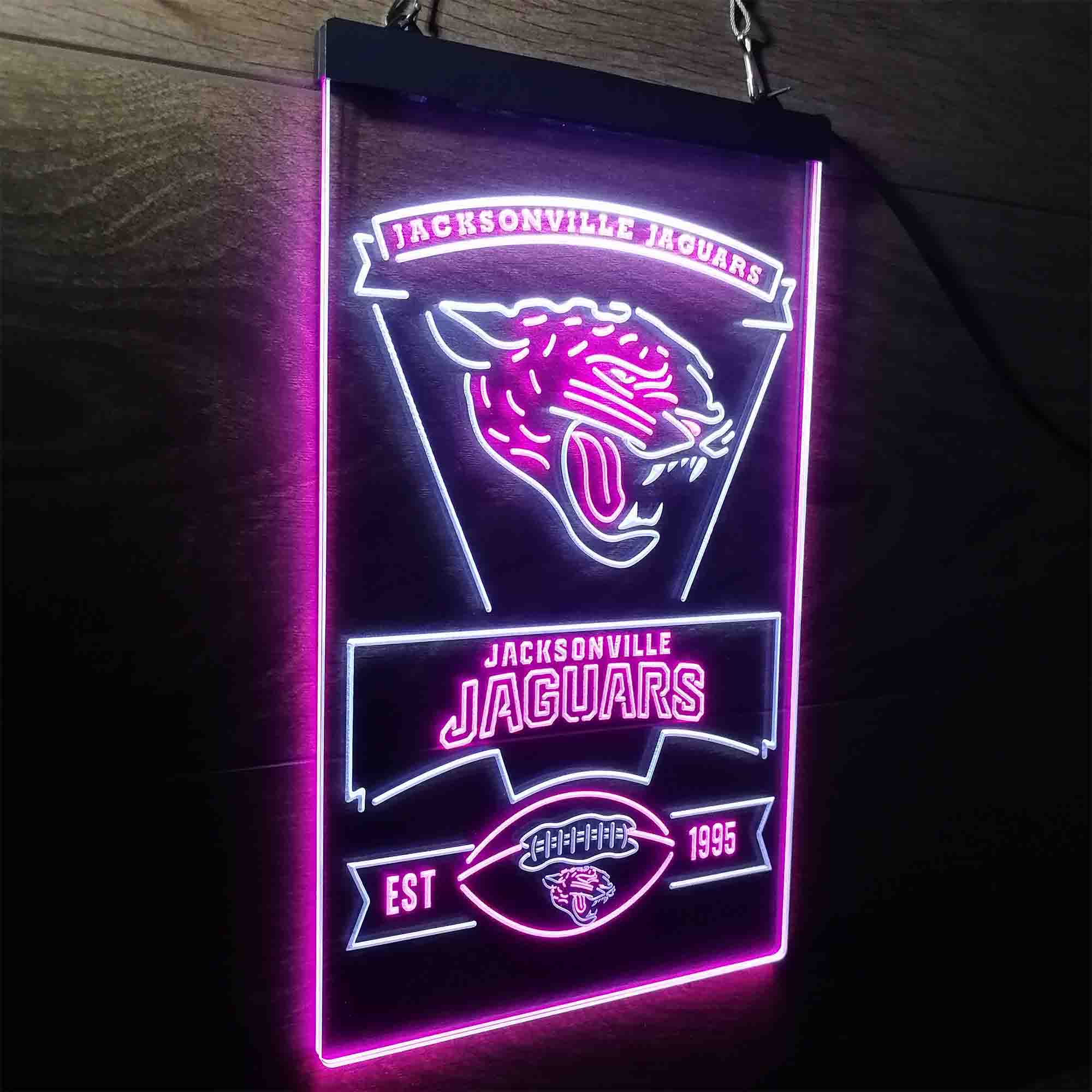 Jacksonville Jaguars Est. 1995 Neon-Like LED Sign - Image 23