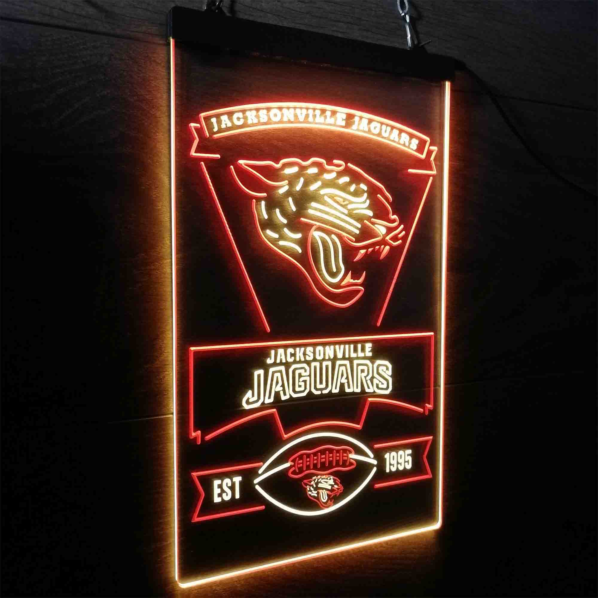 Jacksonville Jaguars Est. 1995 Neon-Like LED Sign - Image 24