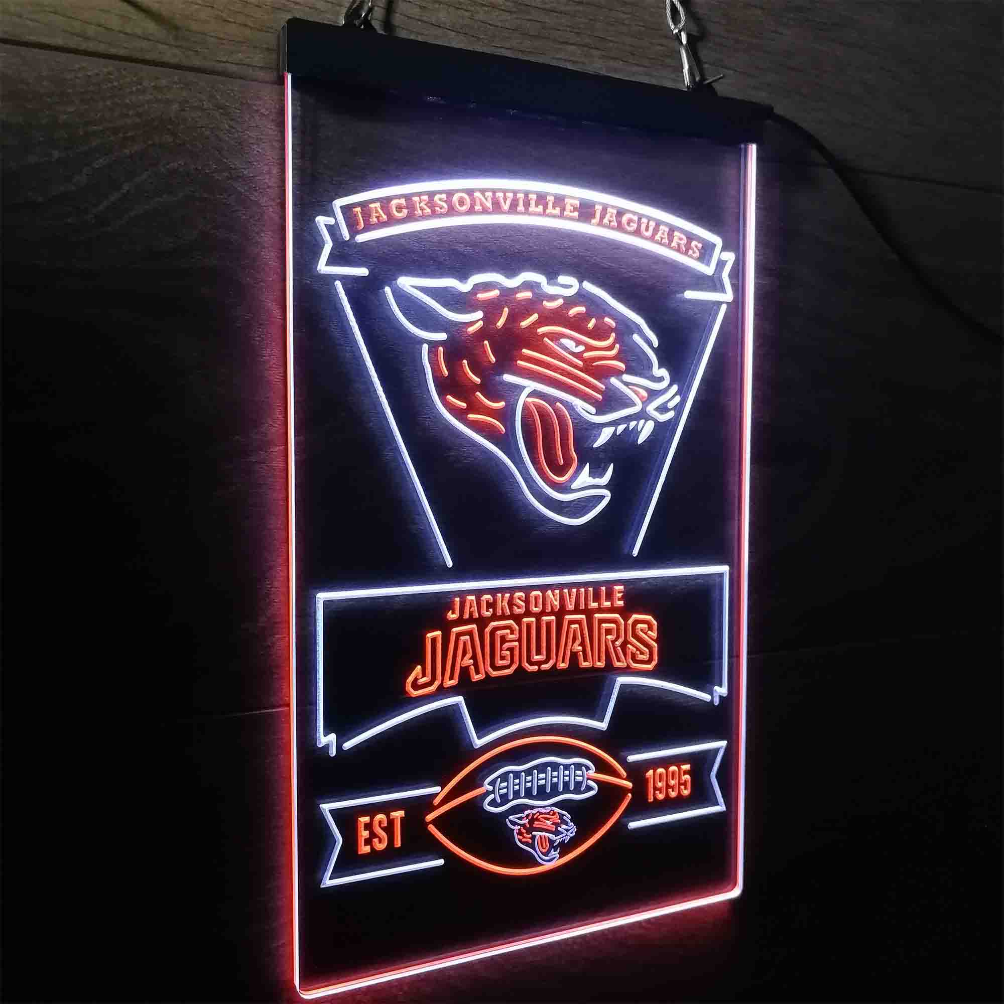 Jacksonville Jaguars Est. 1995 Neon-Like LED Sign - Image 25