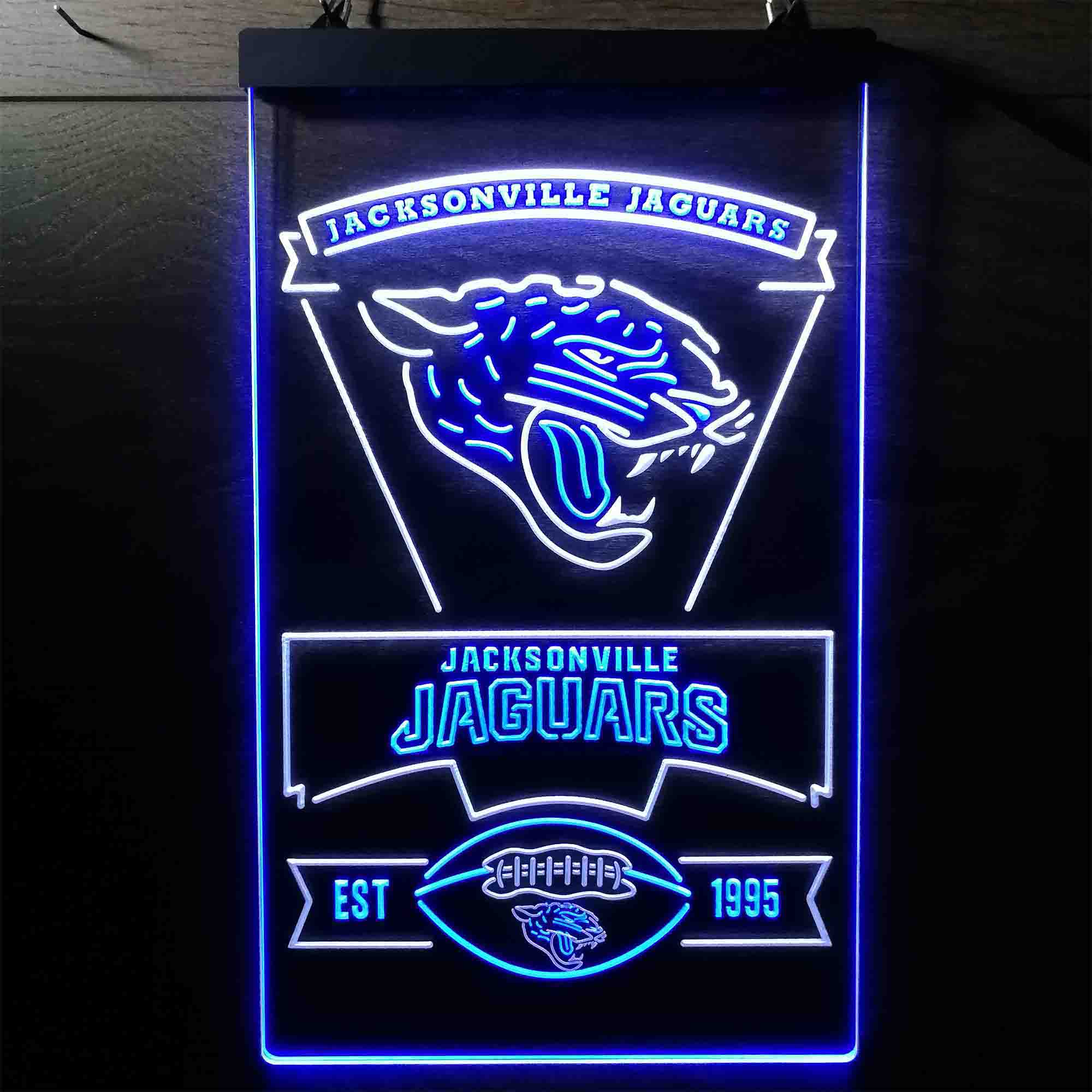 Jacksonville Jaguars Est. 1995 Neon-Like LED Sign - Image 6
