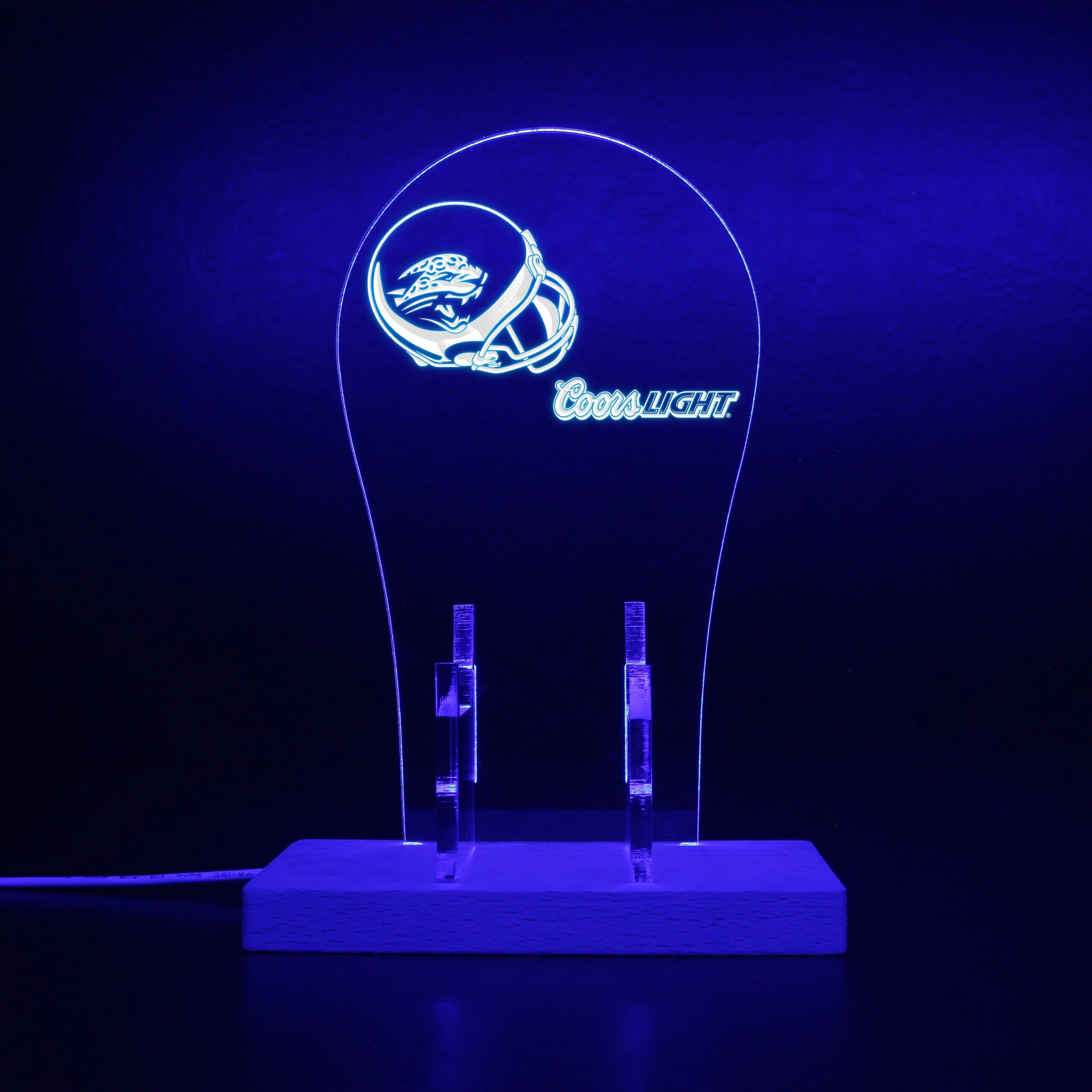 Jacksonville Jaguars Helmet Logo LED Gaming Headset Controller Stand - Image 7