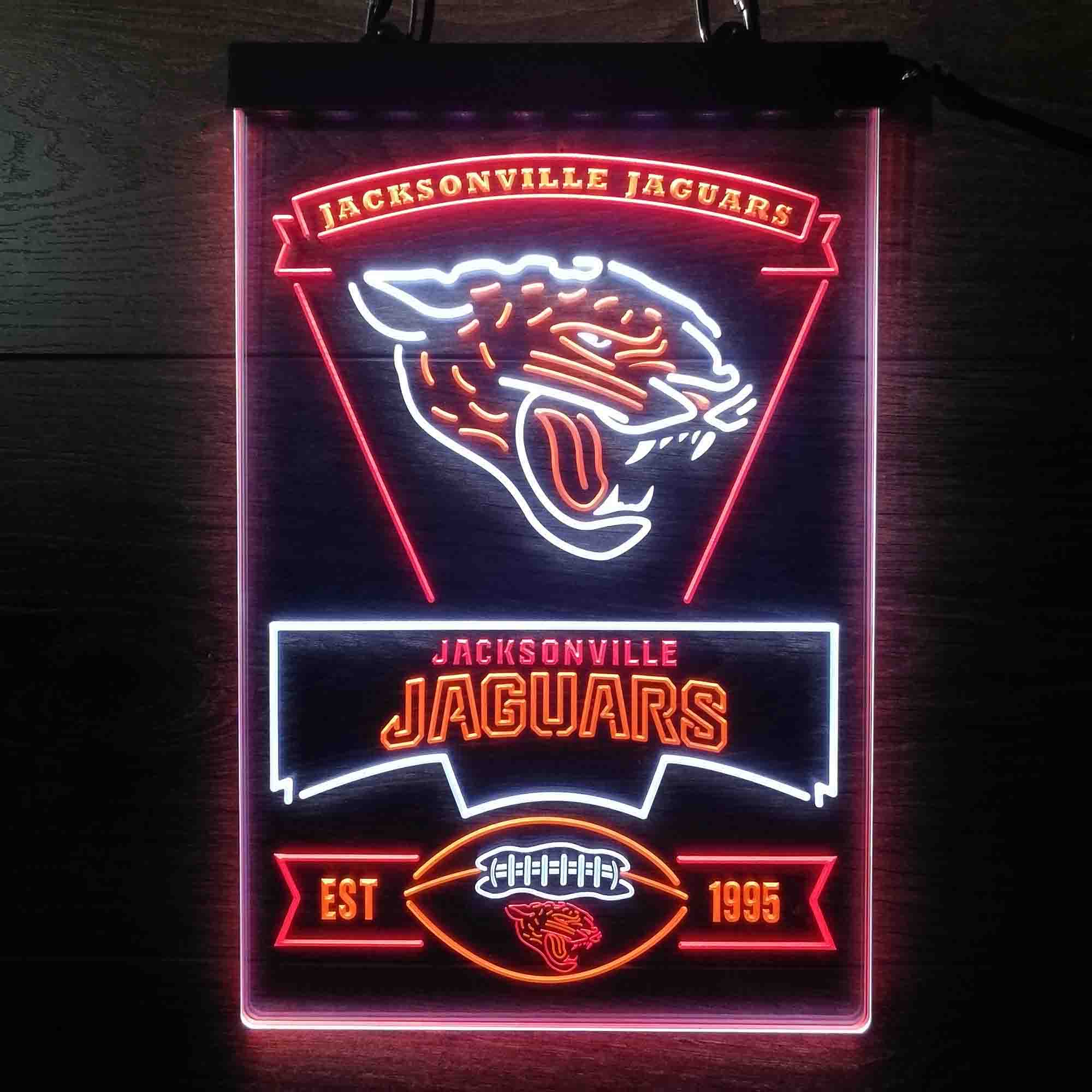 Jacksonville Jaguars Neon LED Sign 3 Colors - Image 3