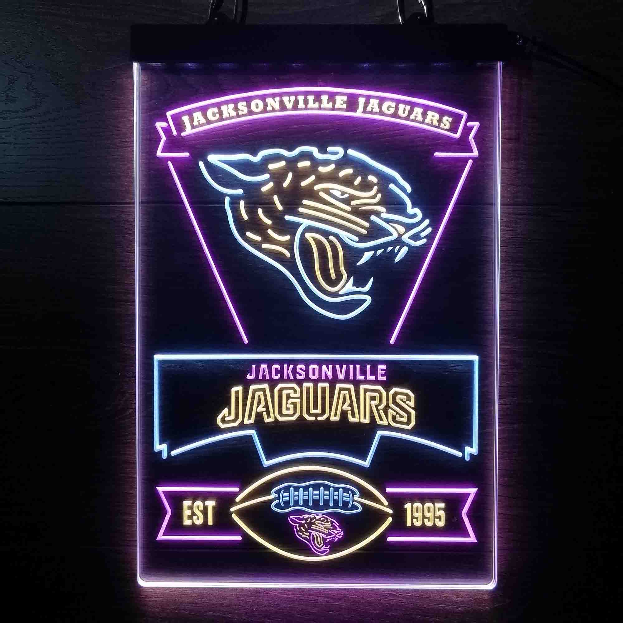 Jacksonville Jaguars Neon LED Sign 3 Colors - Image 5
