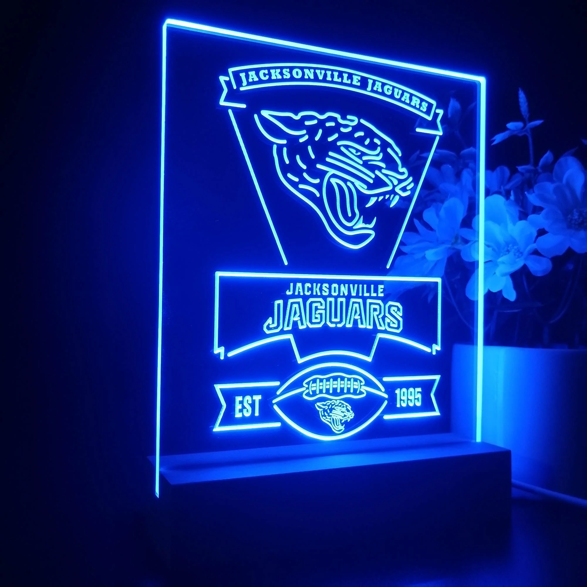 Jacksonville Jaguars Souvenir Neon Sign Pub Bar Lamp - Image 5