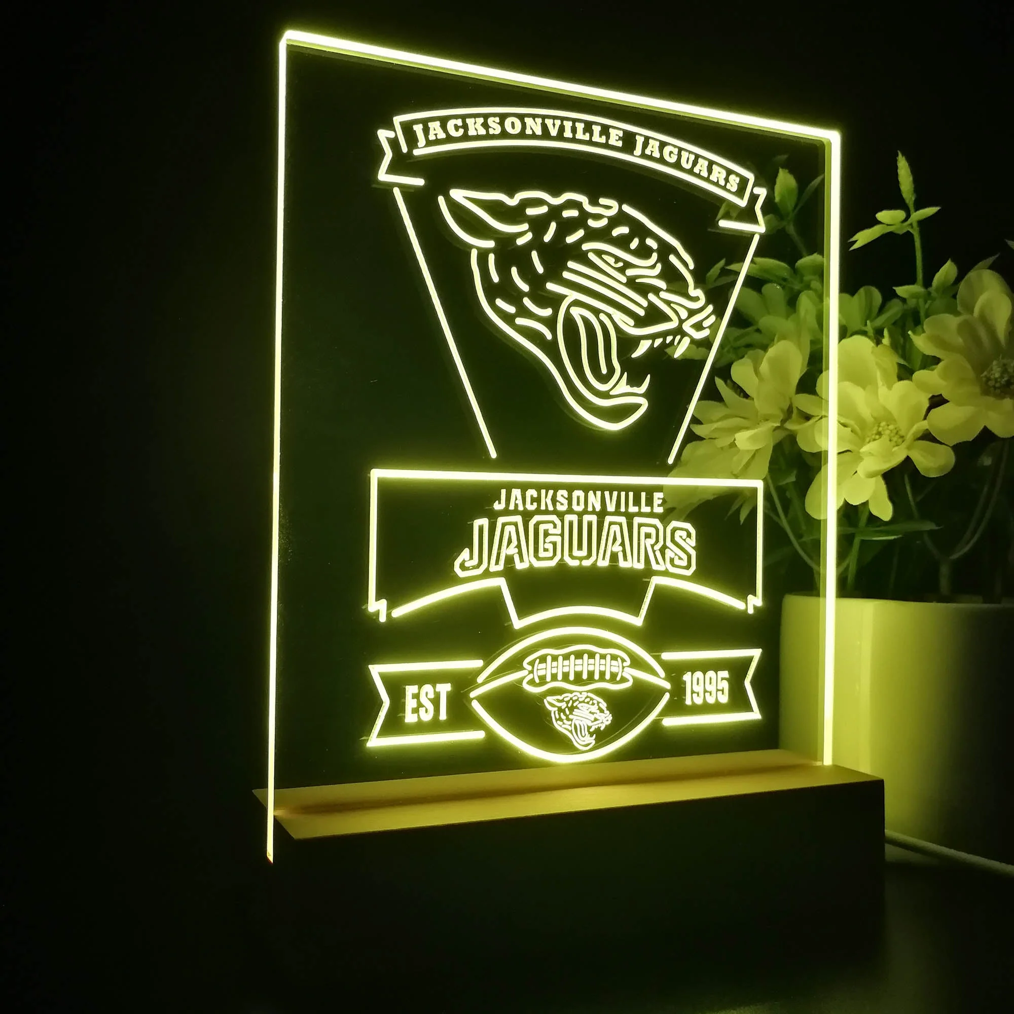 Jacksonville Jaguars Souvenir Neon Sign Pub Bar Lamp - Image 7