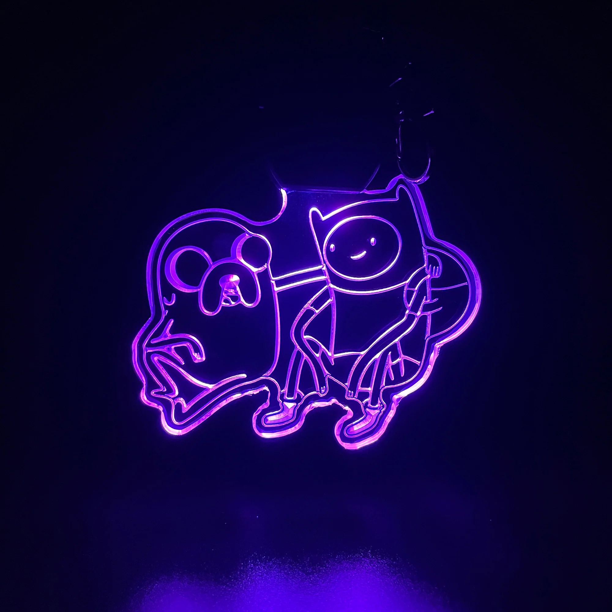 Jake & Finn LED Light Acrylic Keychain , Christmas Tree Ornament - Image 2