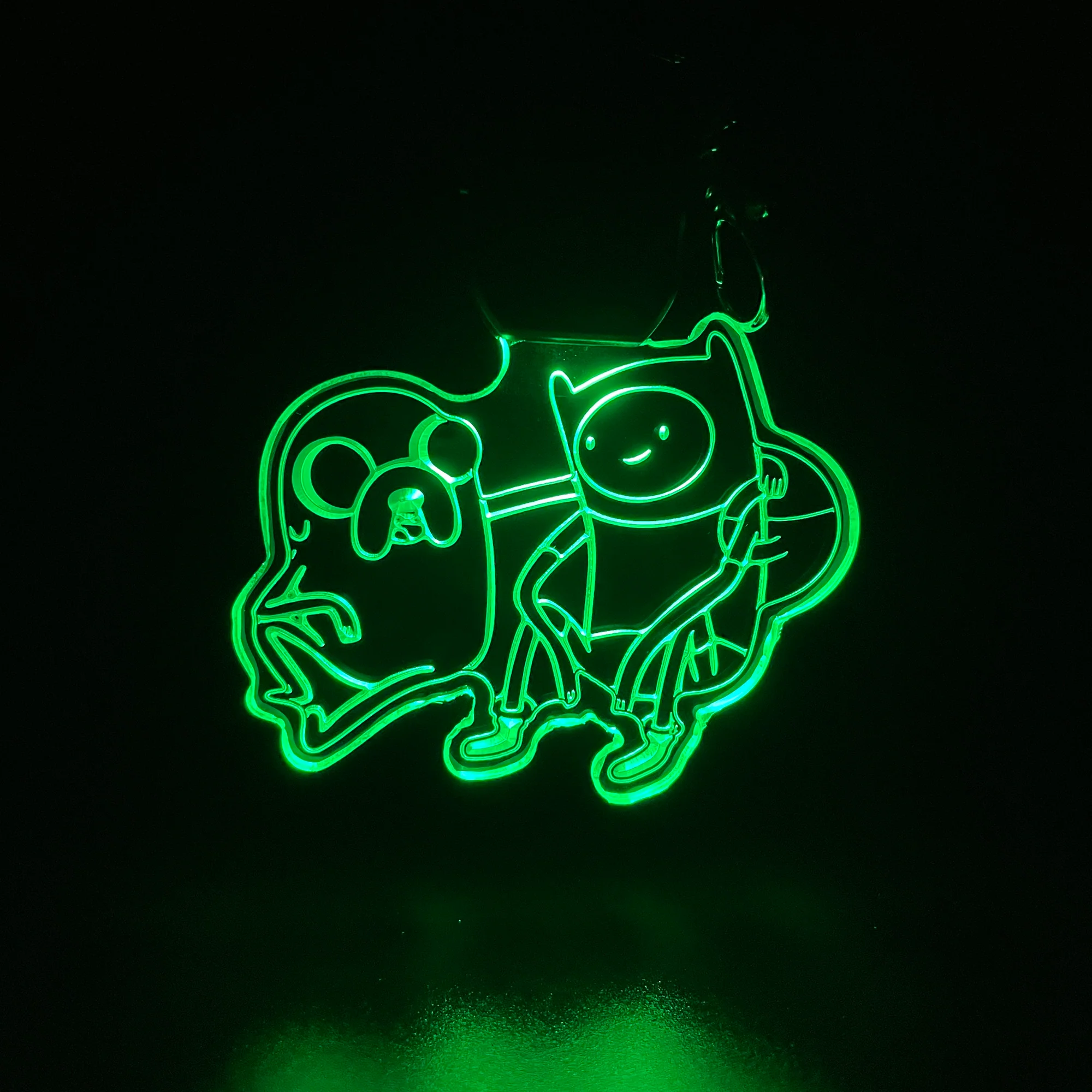 Jake & Finn LED Light Acrylic Keychain , Christmas Tree Ornament - Image 4