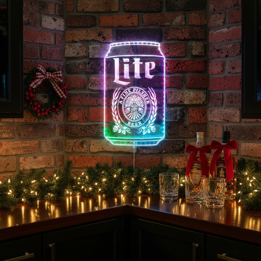 Jameson Irish Whisky Bottle Neon LED Sign with Dynamic RGB Colors - Image 8