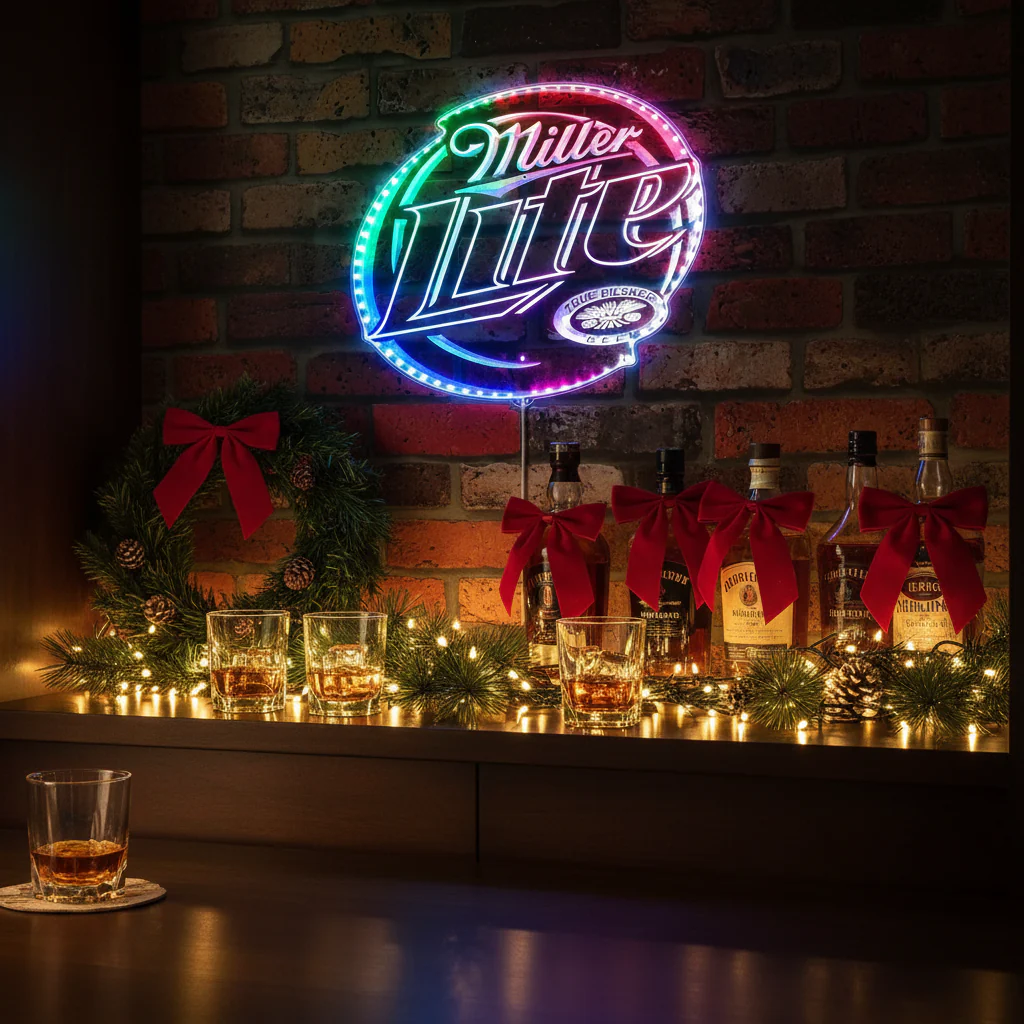 Jameson Irish Whisky Neon Neon LED Sign with Dynamic RGB Colors - Image 8