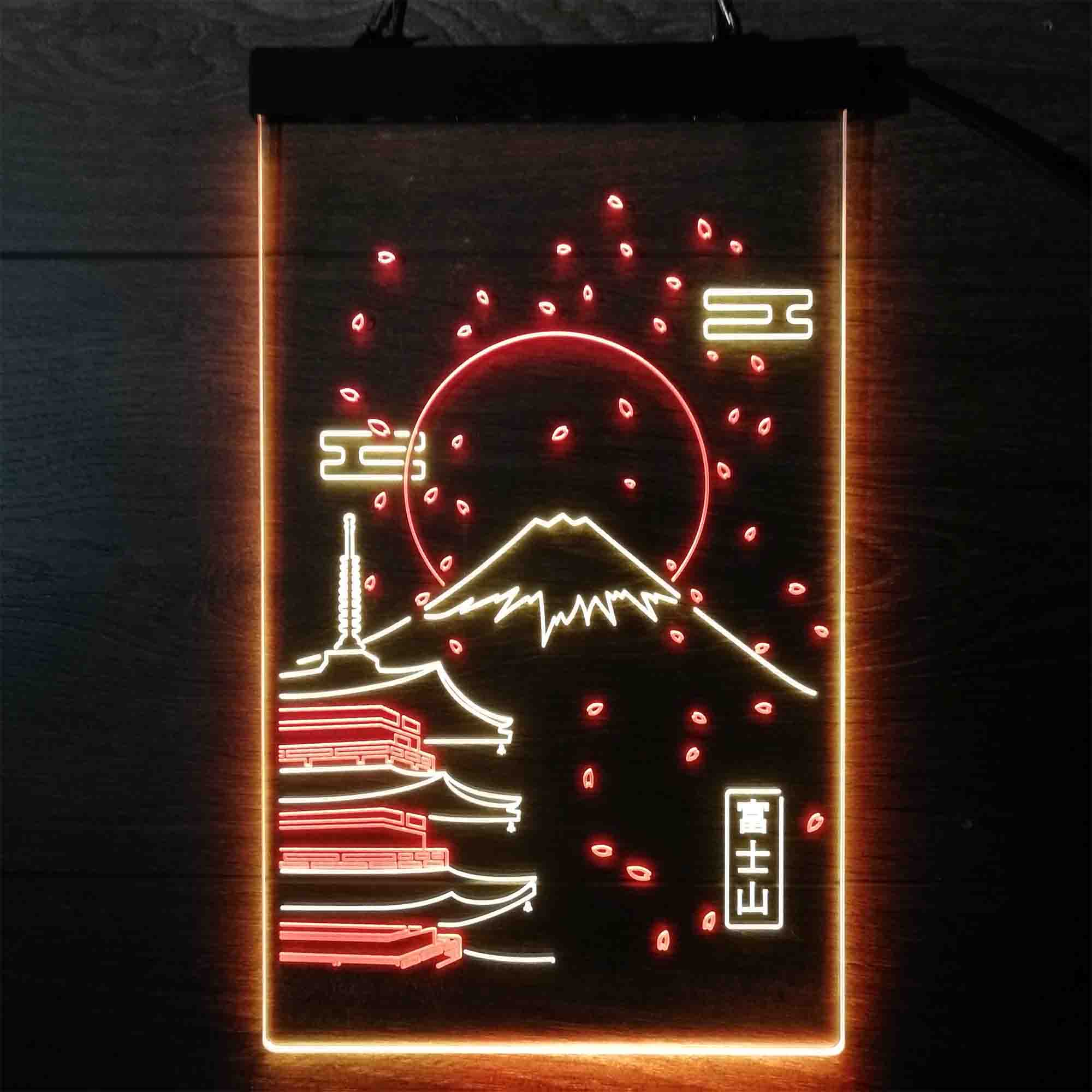 Mount Fuji Tokyo Japanese Writing Neon LED Sign - Image 10