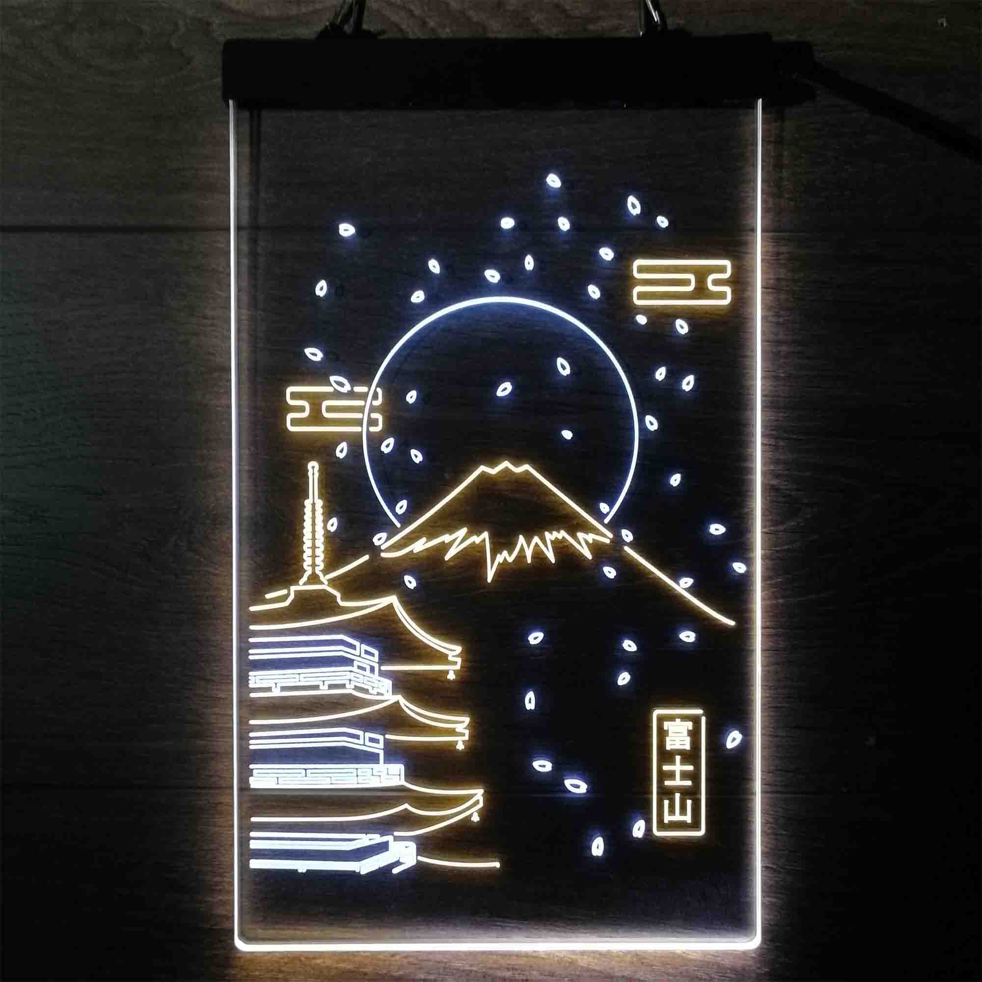 Mount Fuji Tokyo Japanese Writing Neon LED Sign - Image 11