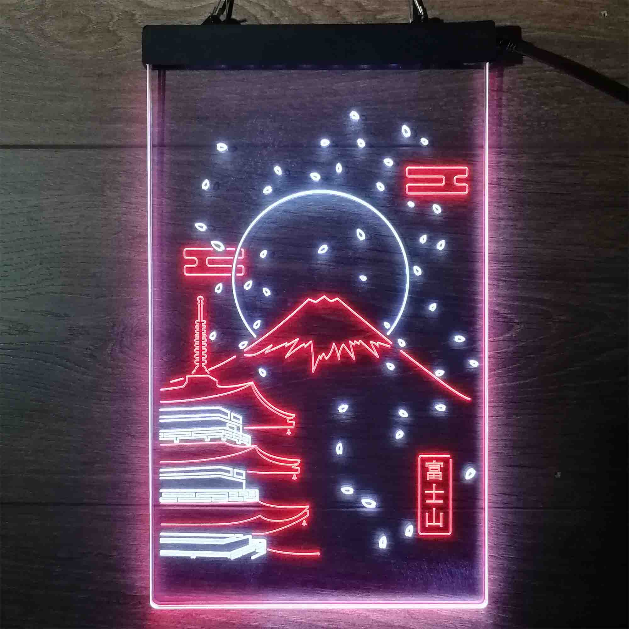 Mount Fuji Tokyo Japanese Writing Neon LED Sign - Image 8