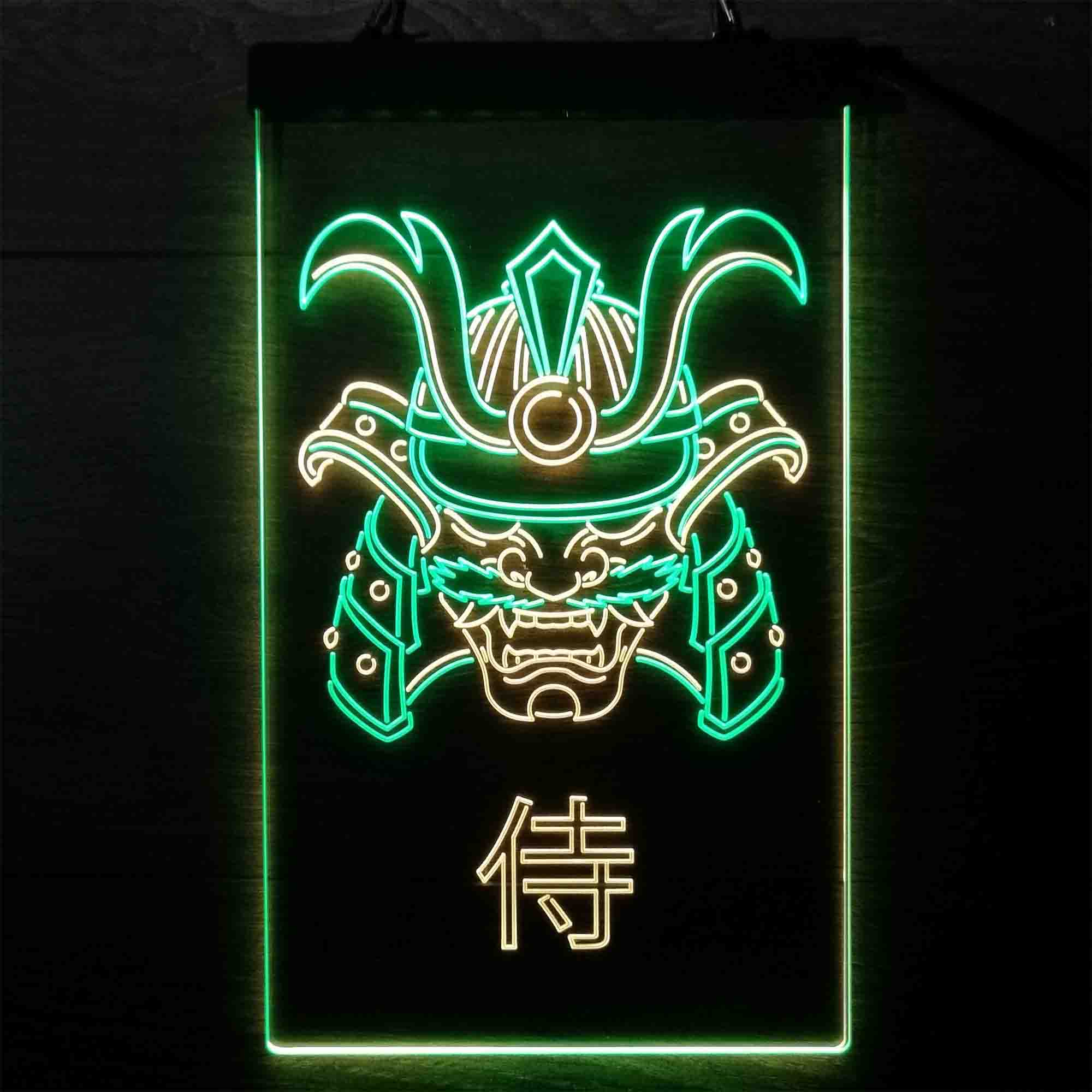 Samurai Helmet Japanese Neon LED Sign - Image 2