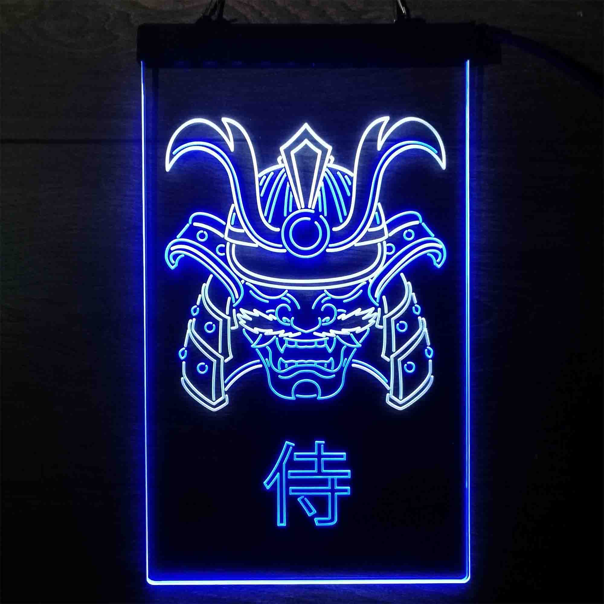 Samurai Helmet Japanese Neon LED Sign - Image 6
