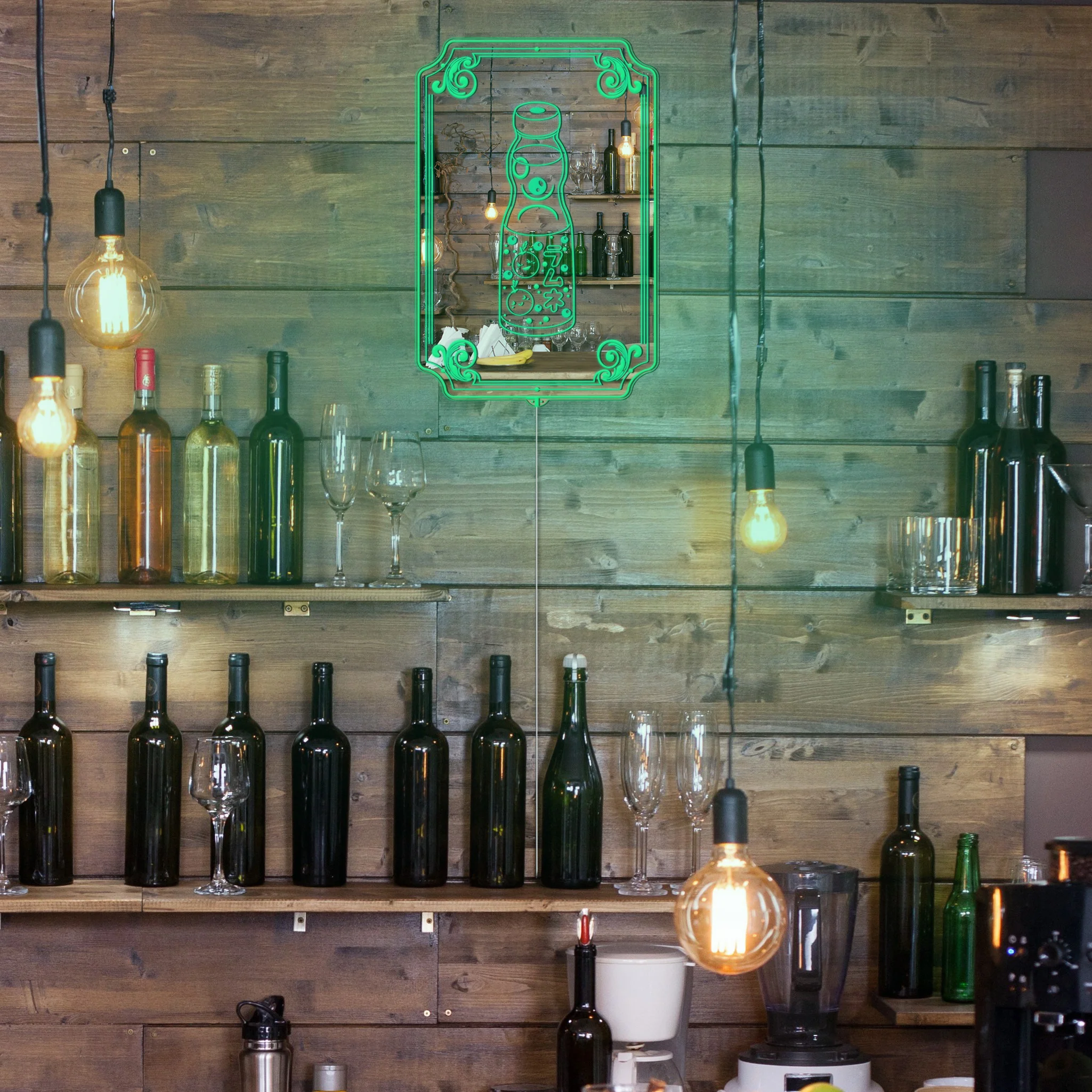 Japanese Soda Ramune RGB LED Neon Sign with Elegant Mirror Backing - Image 6