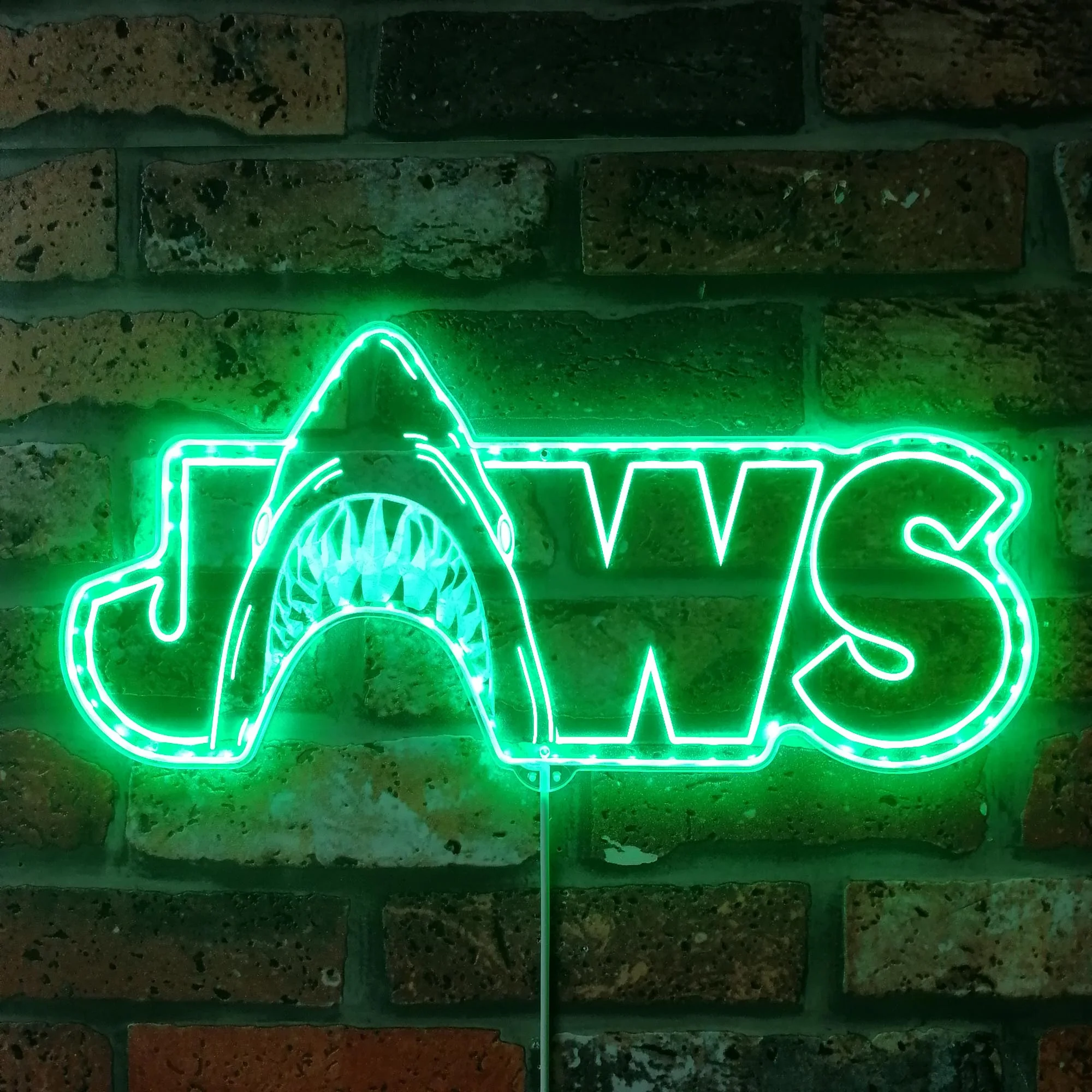 JAWS Neon LED Sign with Dynamic RGB Colors - Image 6