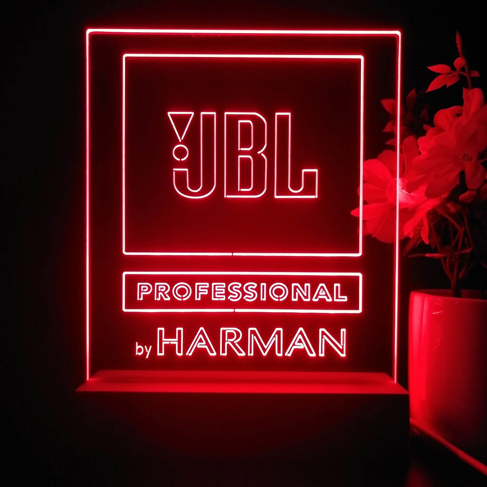 JBL Professional Harman Audio Home Theater Cinema 3D Illusion Night Light Desk Lamp - Image 3