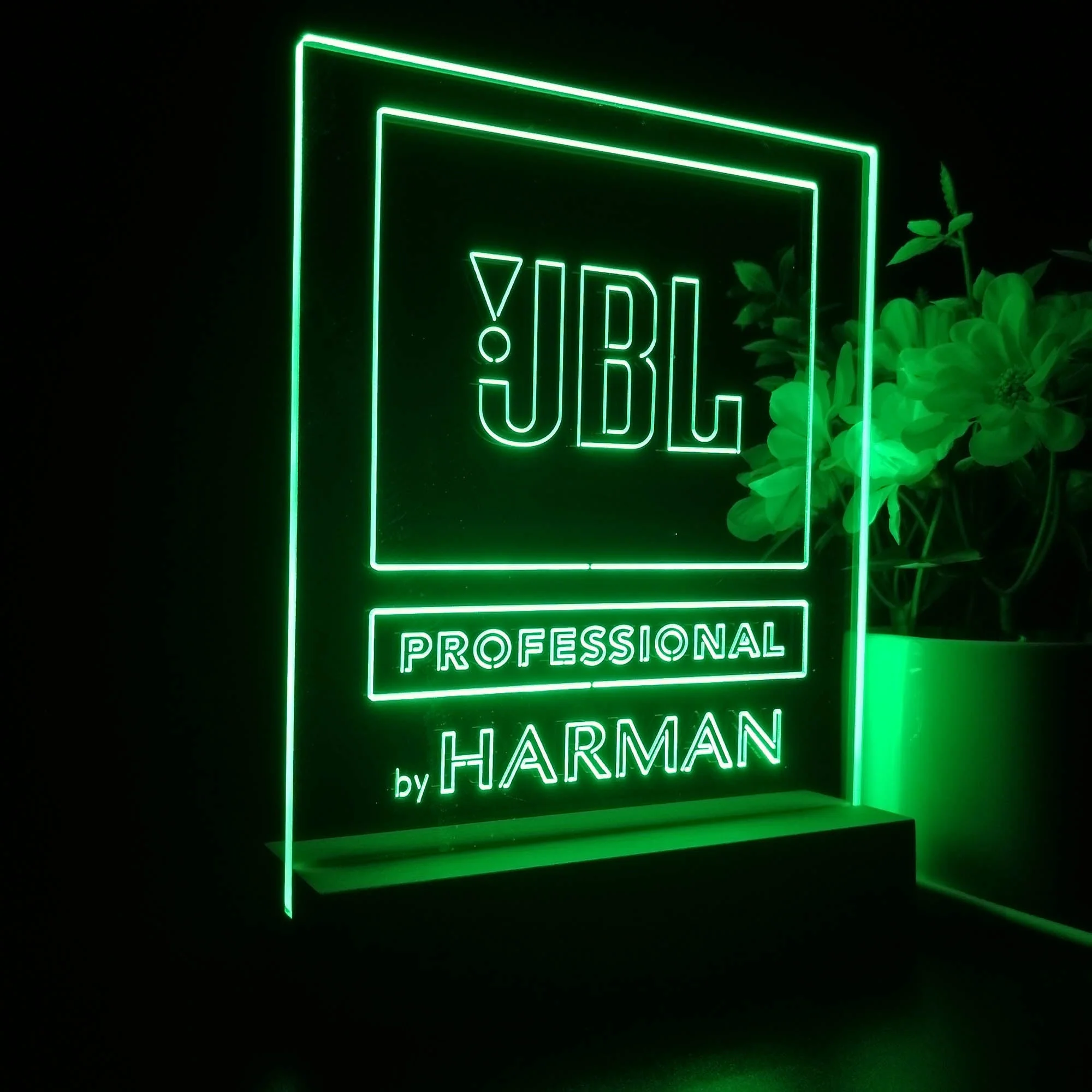 JBL Professional Harman Audio Home Theater Cinema 3D Illusion Night Light Desk Lamp - Image 6