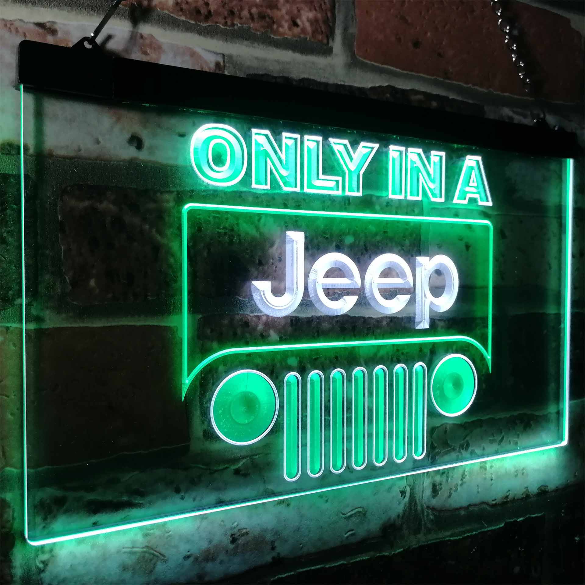 Jeep Only in A Jeep Car Neon-Like LED Sign - Image 18