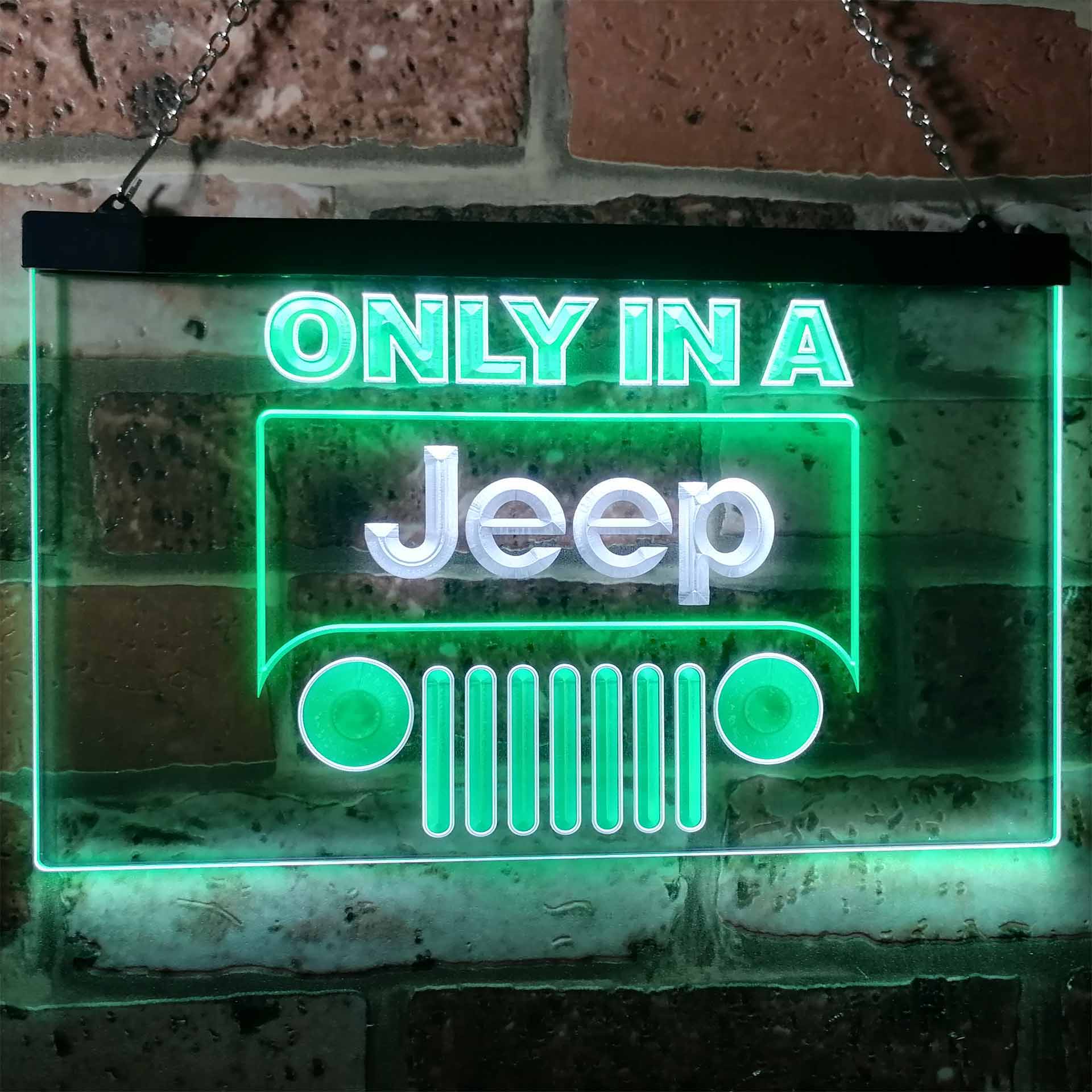 Jeep Only in A Jeep Car Neon-Like LED Sign - Image 5
