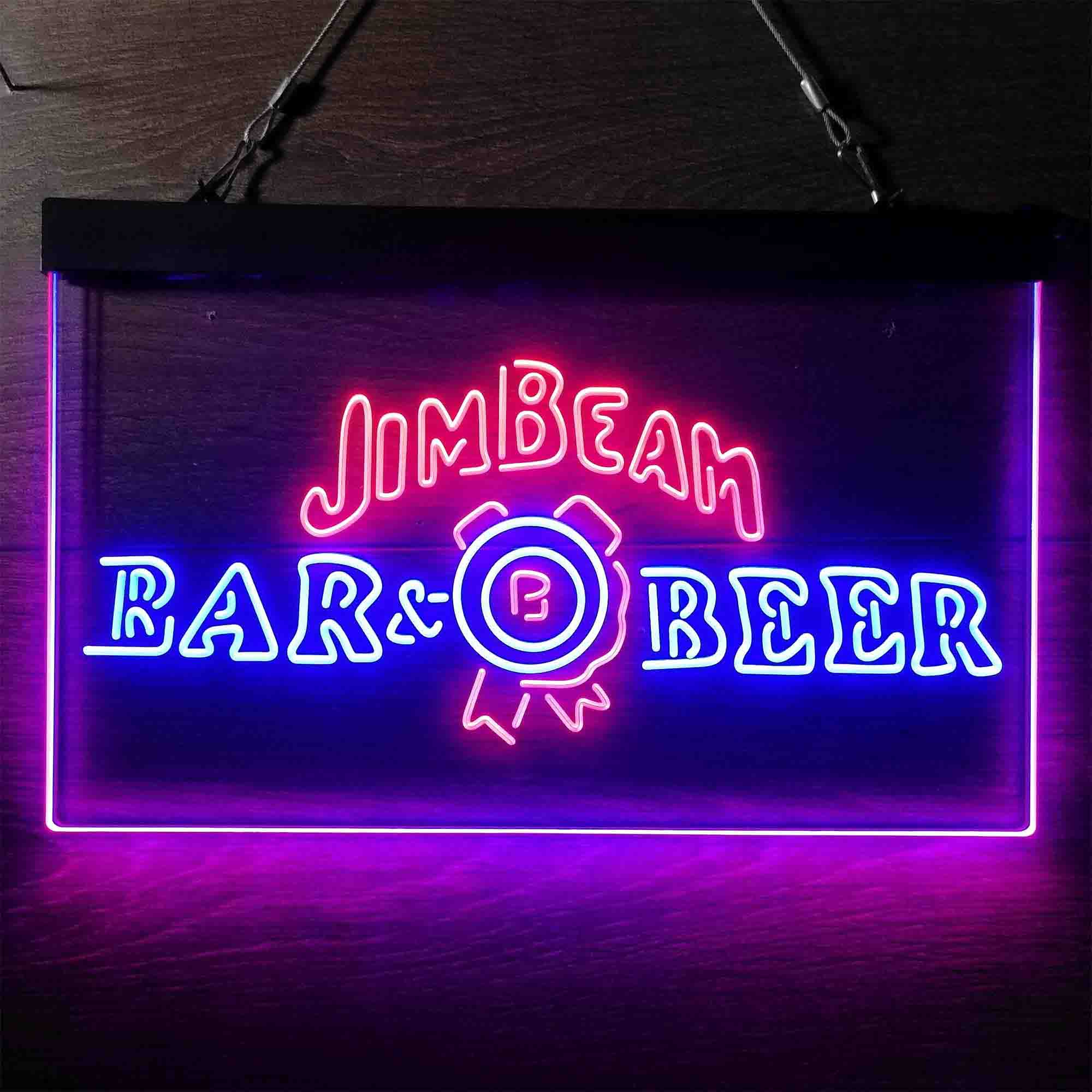 Jim Beam Bar Beer Neon-Like LED Sign - Image 3