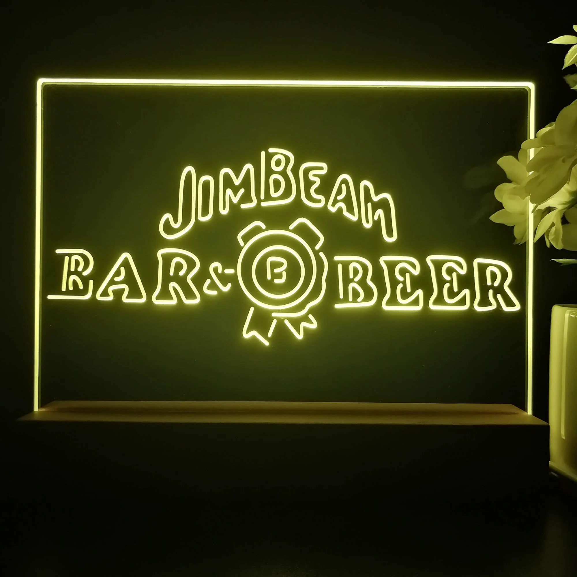 Jim Beam Bar Beer Neon Sign Pub Bar Lamp - Image 4