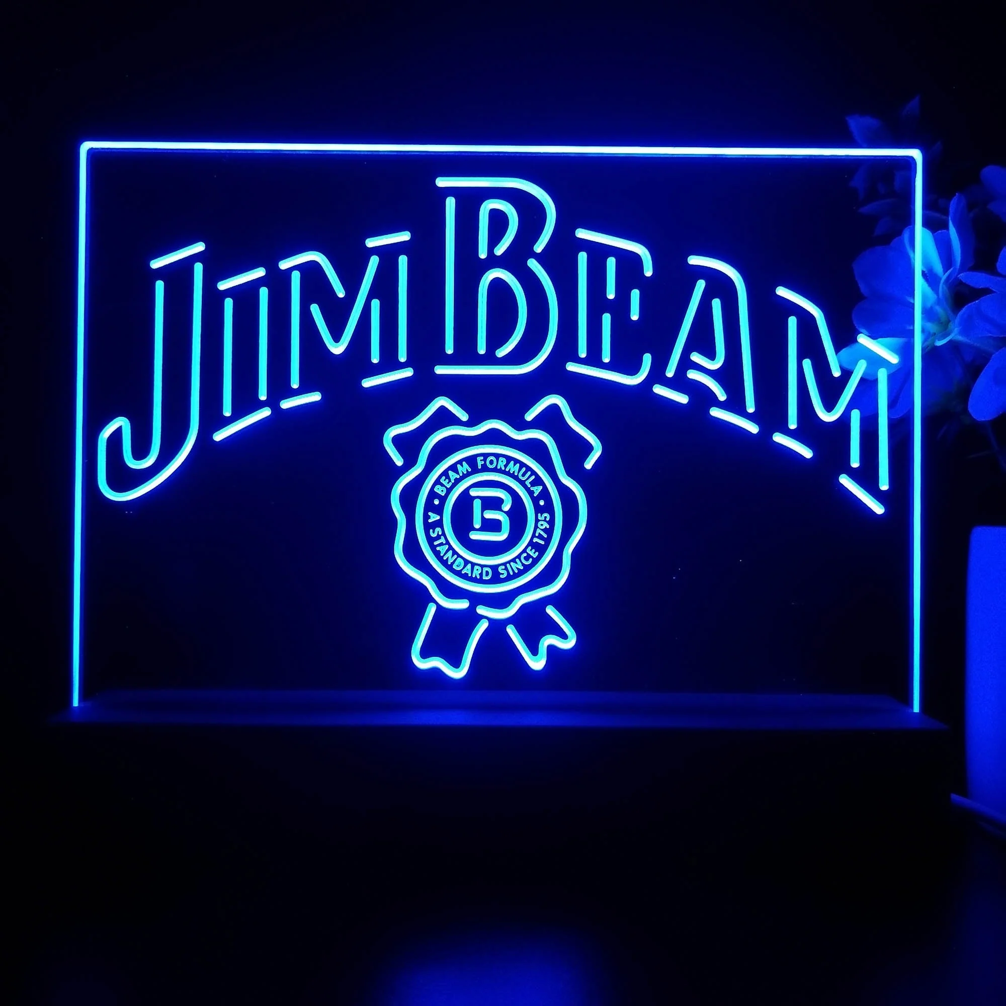 Jim Beam Beer Neon Sign Pub Bar Lamp - Image 2