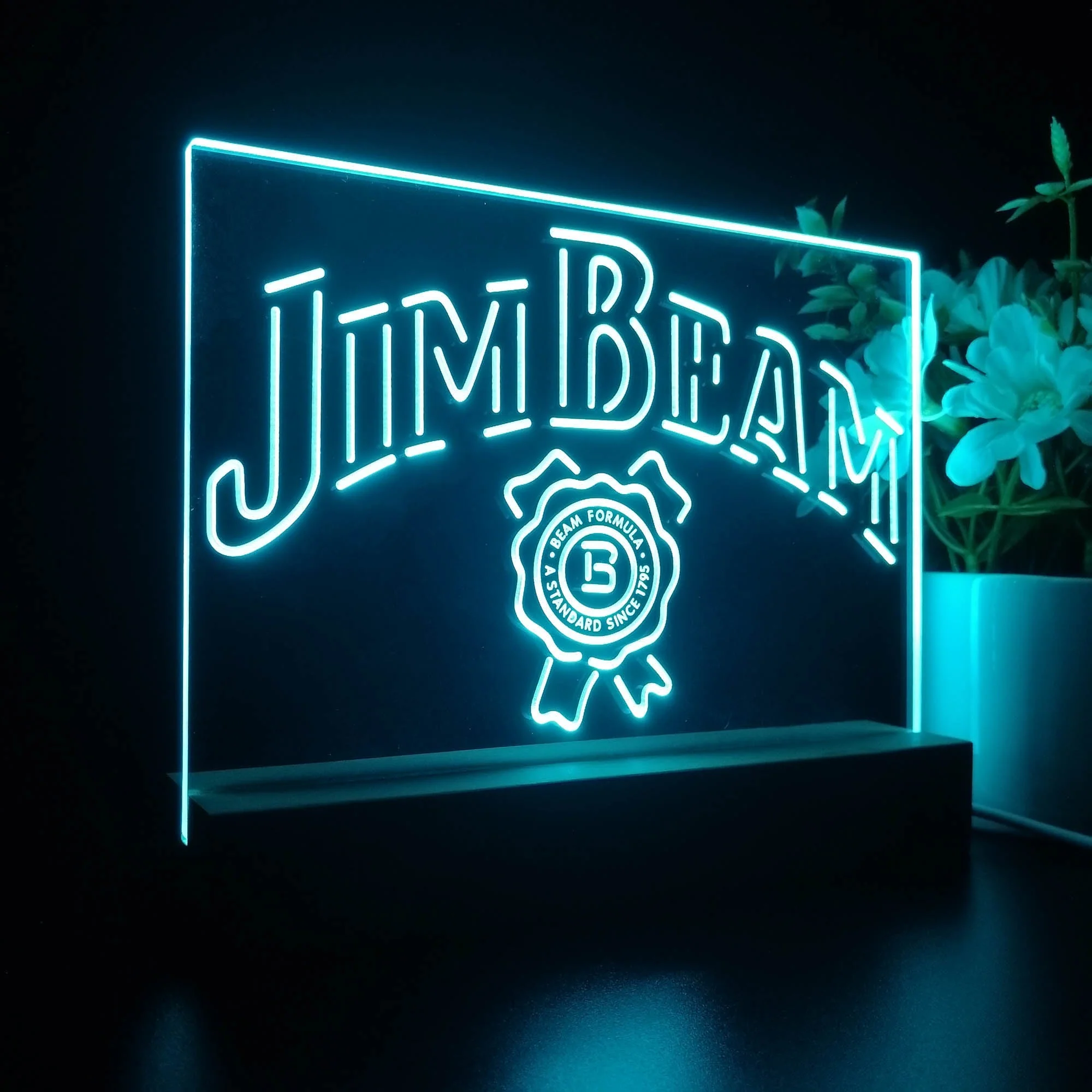 Jim Beam Beer Neon Sign Pub Bar Lamp - Image 7