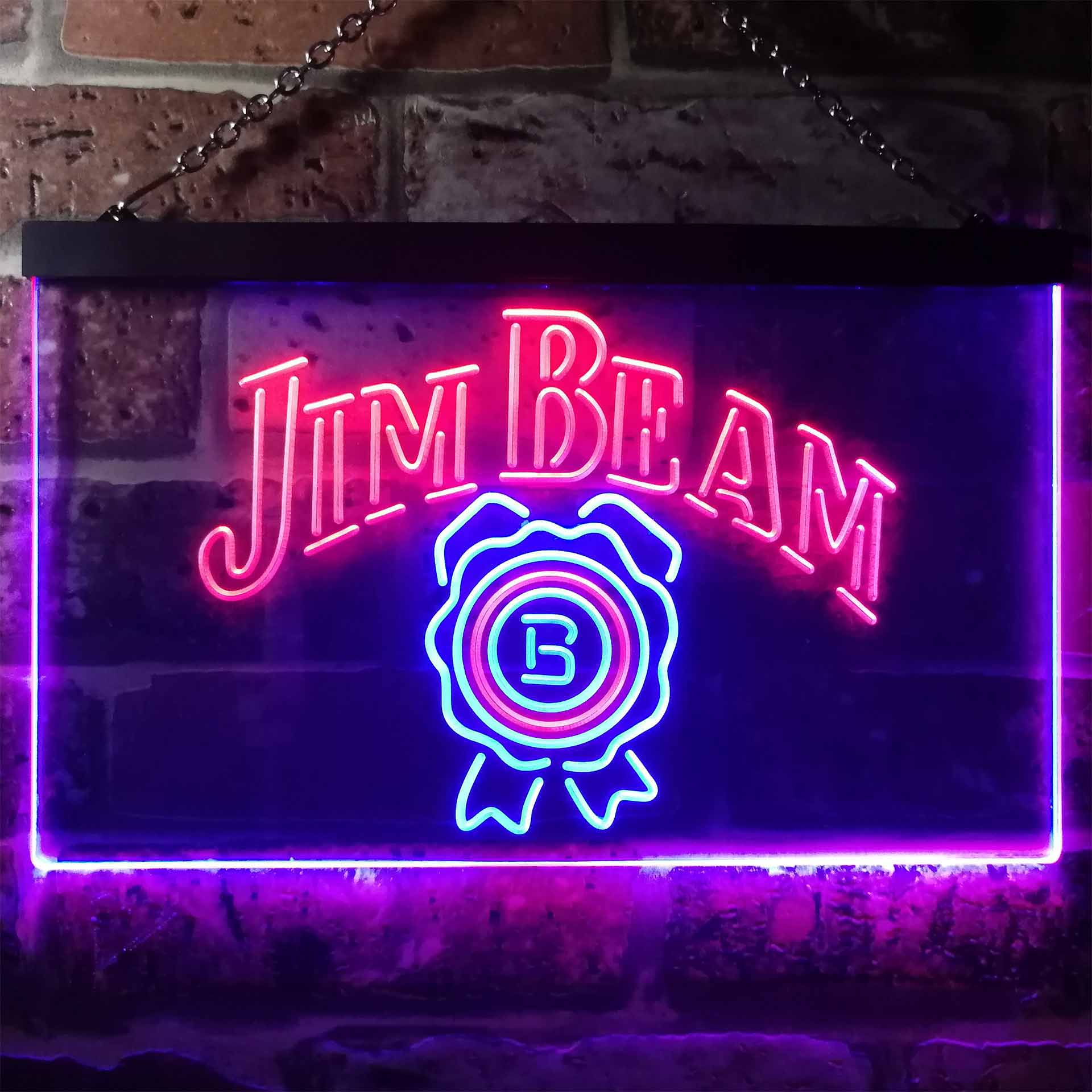 Jim Beam Beer Pub Home Bar Neon Light LED Sign - Image 9