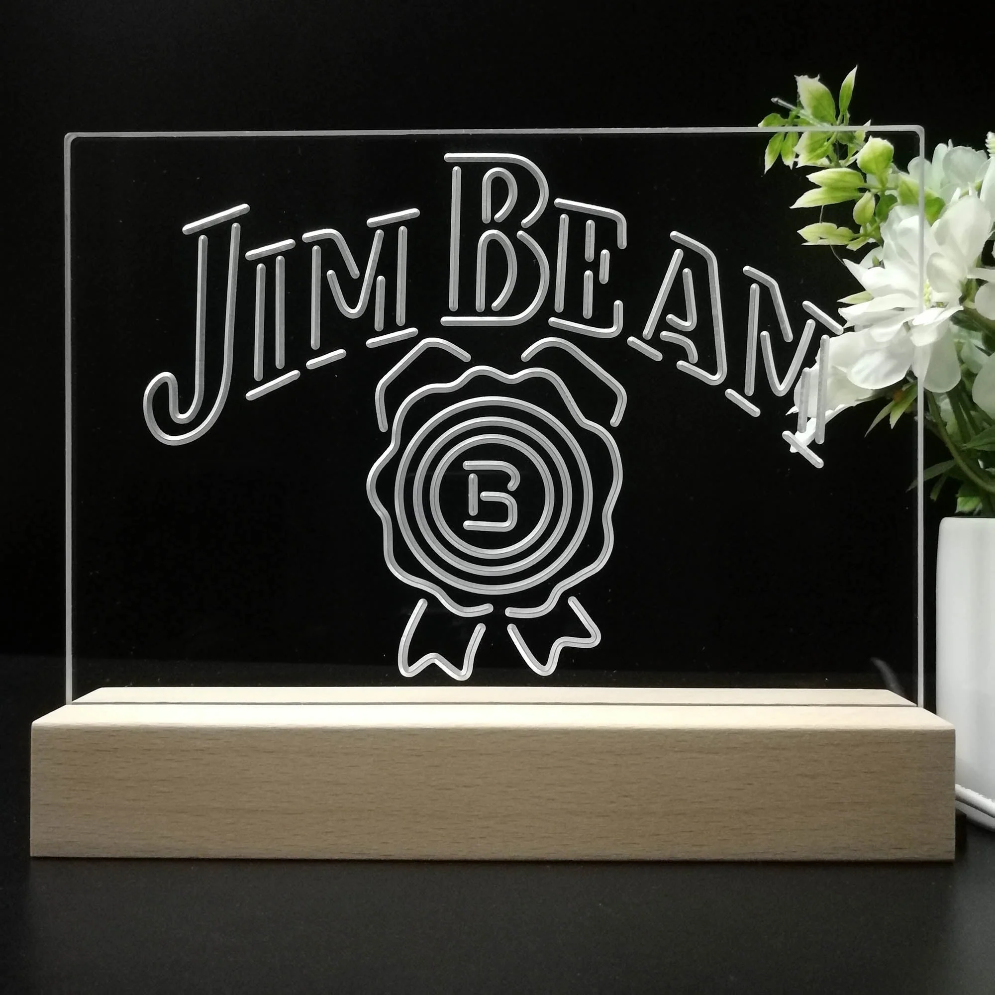 Jim Beam Beer Pub Neon Sign Pub Bar Lamp - Image 8
