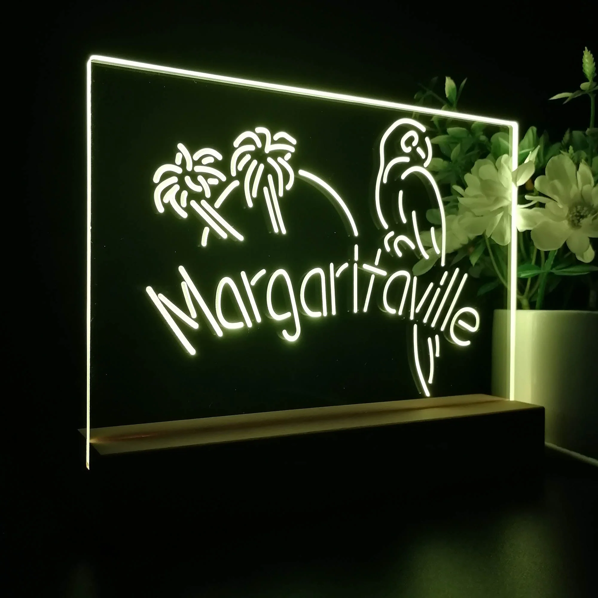 Jimmy Buffett Margaritaville Neon Sign Pub Bar Lamp - Image 7