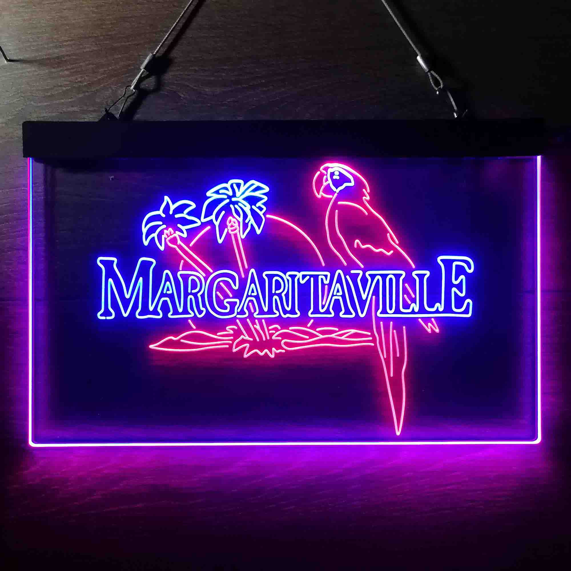 Jimmy Buffett's Margaritaville Parrot Neon Light LED Sign