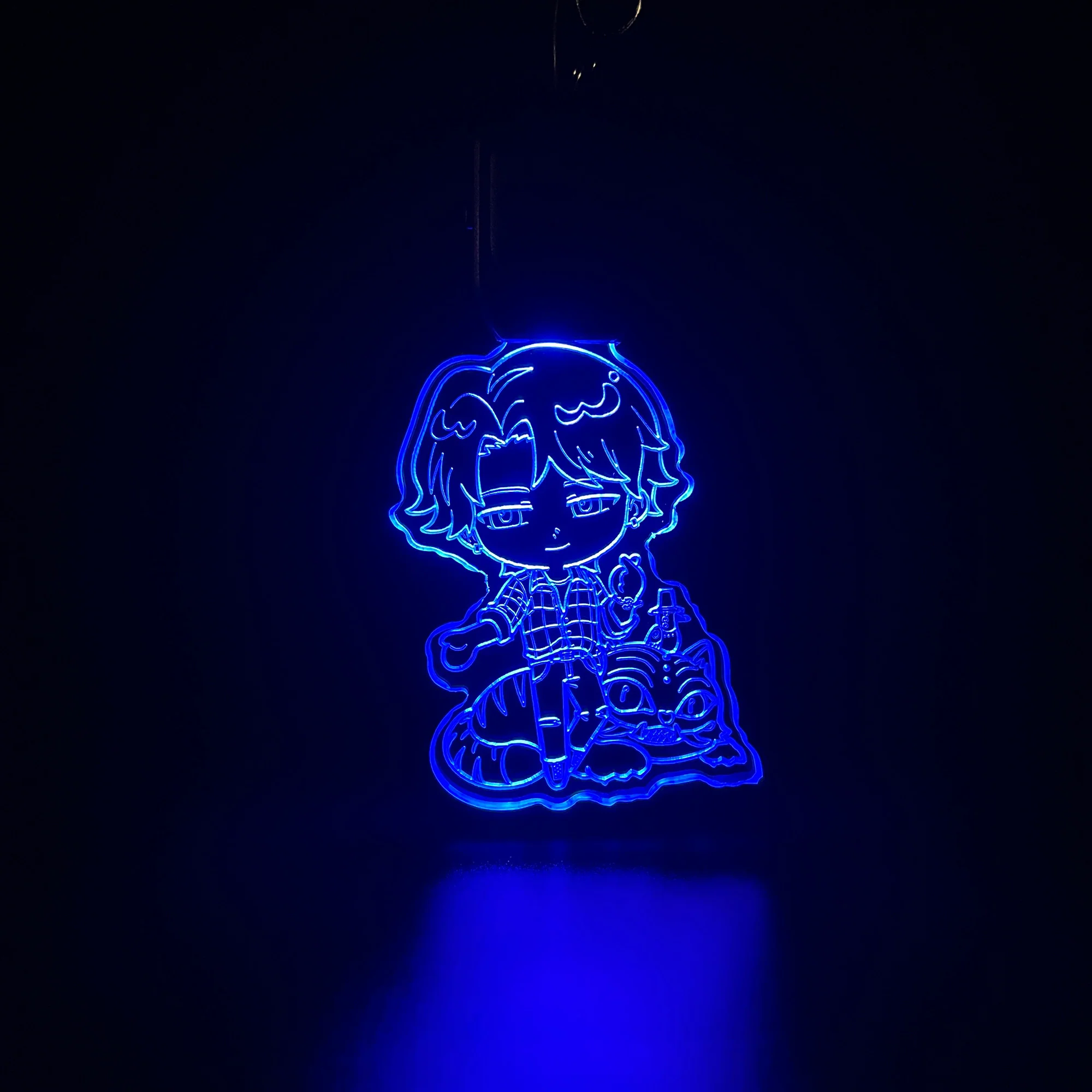 Jinu LED Light Acrylic Keychain , Christmas Tree Ornament - Image 2