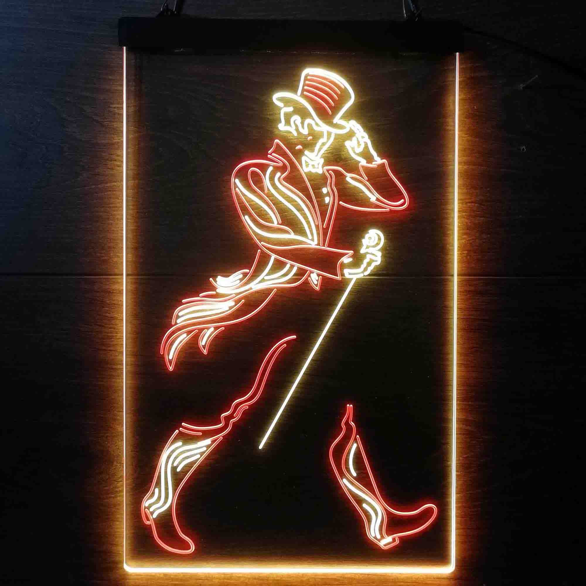 Johnnie Walker Detail Logo Home Bar Neon Light LED Sign - Image 2