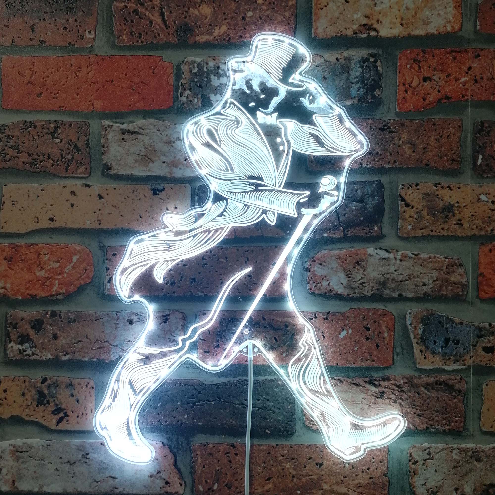 Johnnie Walker Neon LED Sign with Dynamic RGB Colors - Image 6