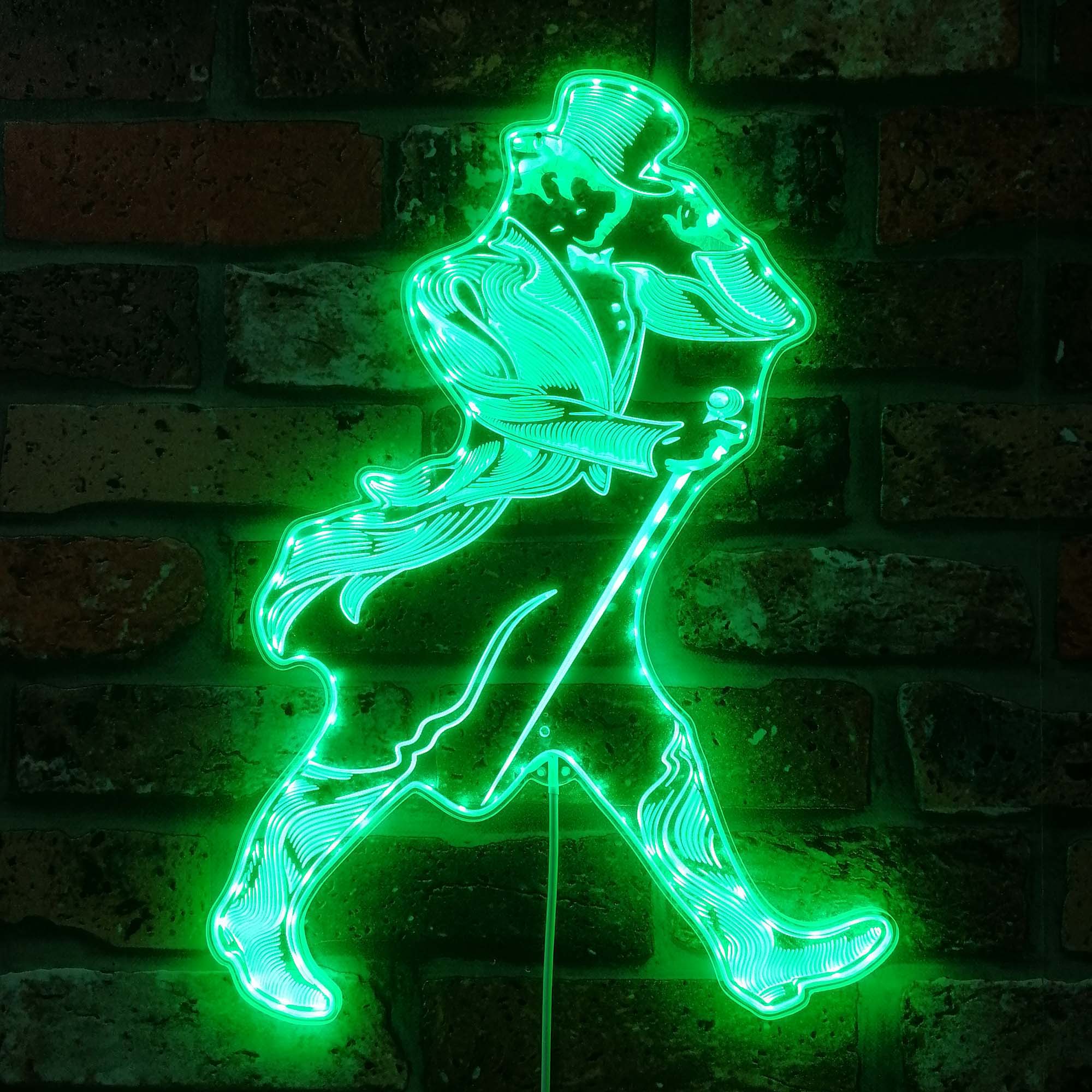 Johnnie Walker Neon LED Sign with Dynamic RGB Colors - Image 7