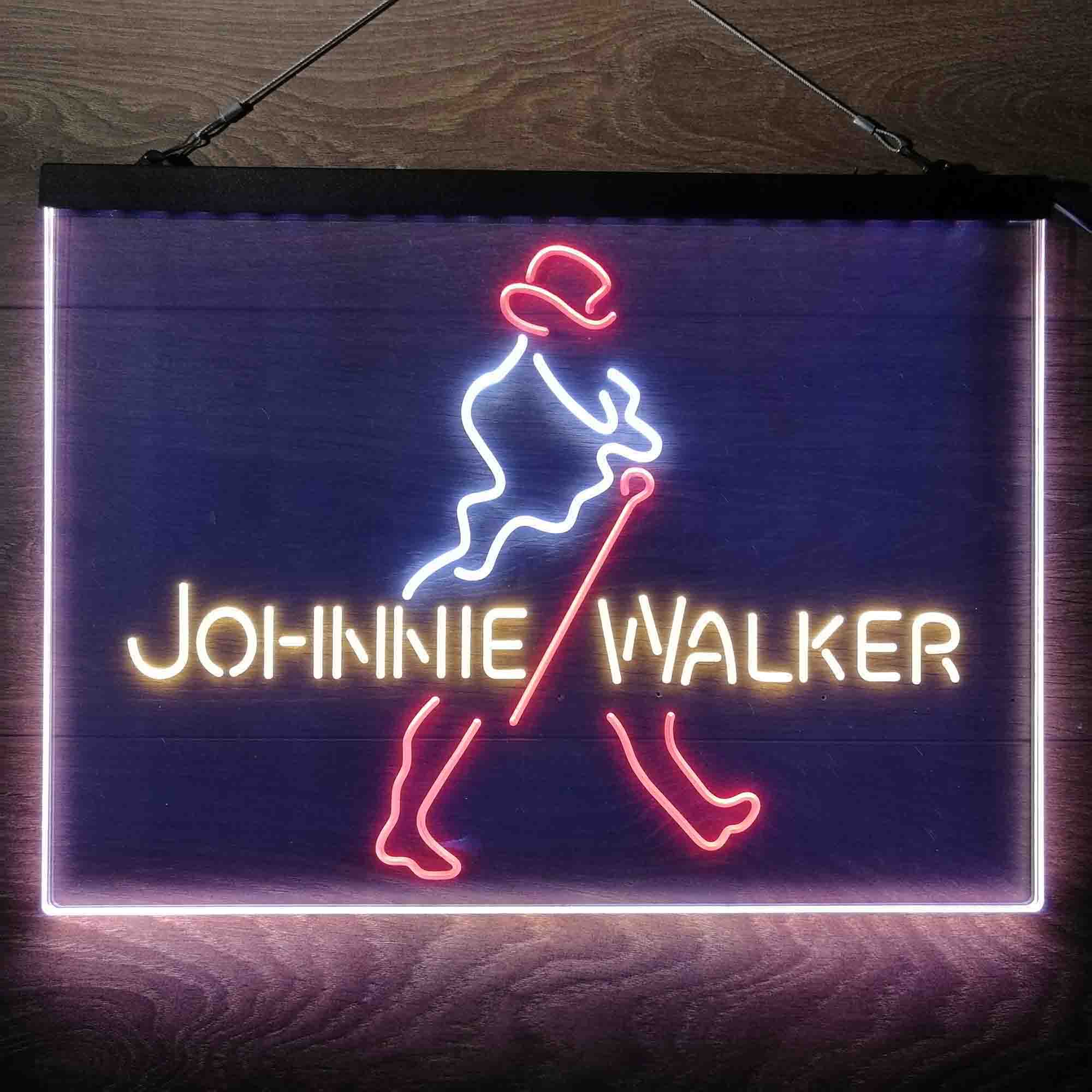 Johnnie Walker Neon 3-Color LED Sign