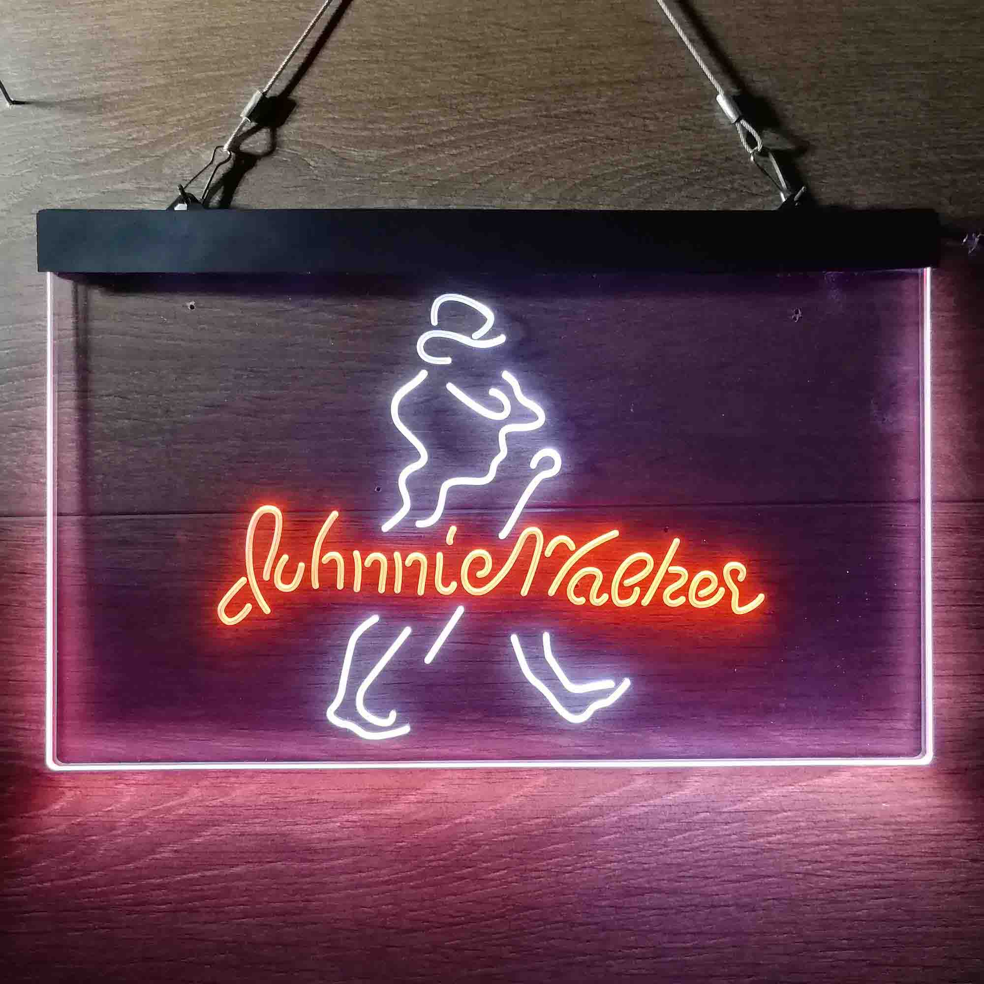 Johnnie Walker Line Logo Right Home Bar Neon Light LED Sign - Image 6