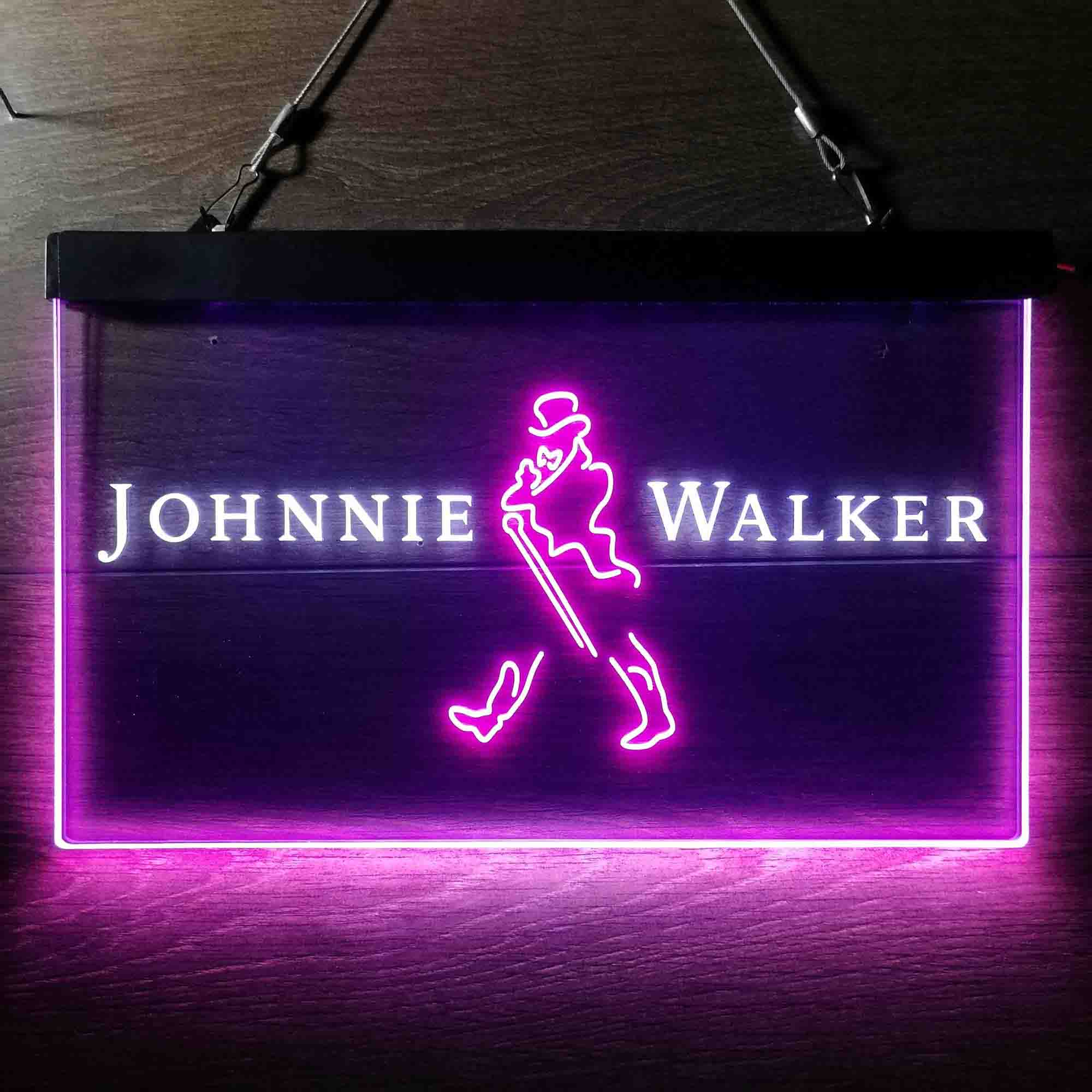 Johnnie Walker Normal Logo Left Home Bar Neon Light LED Sign - Image 11