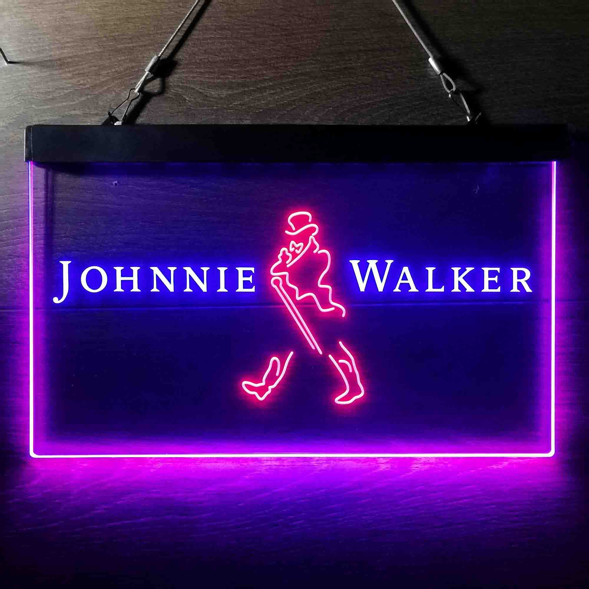 Johnnie Walker Normal Logo Left Home Bar Neon Light LED Sign - Image 12