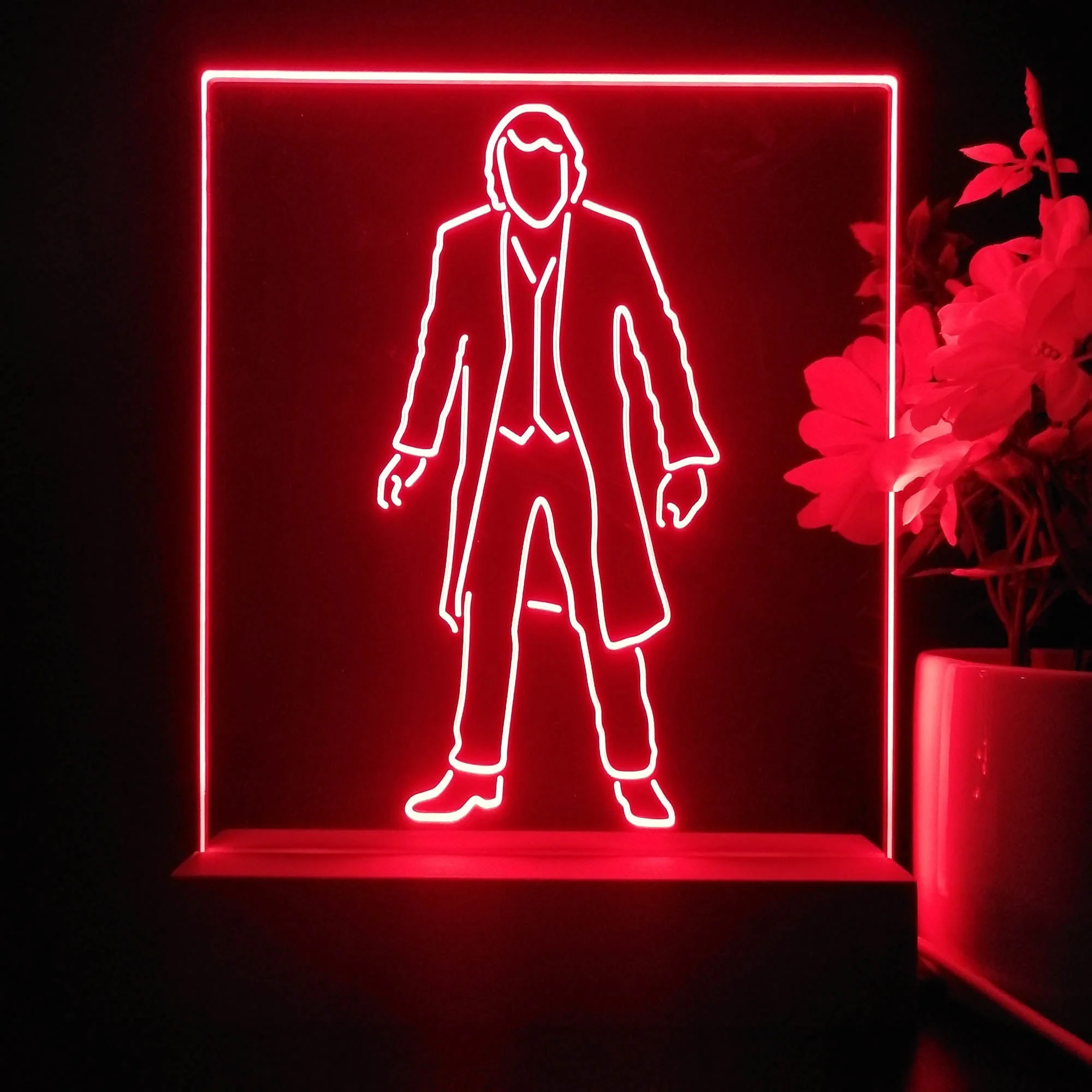 Joker Dark Knight Batman 3D Illusion Night Light Desk Lamp