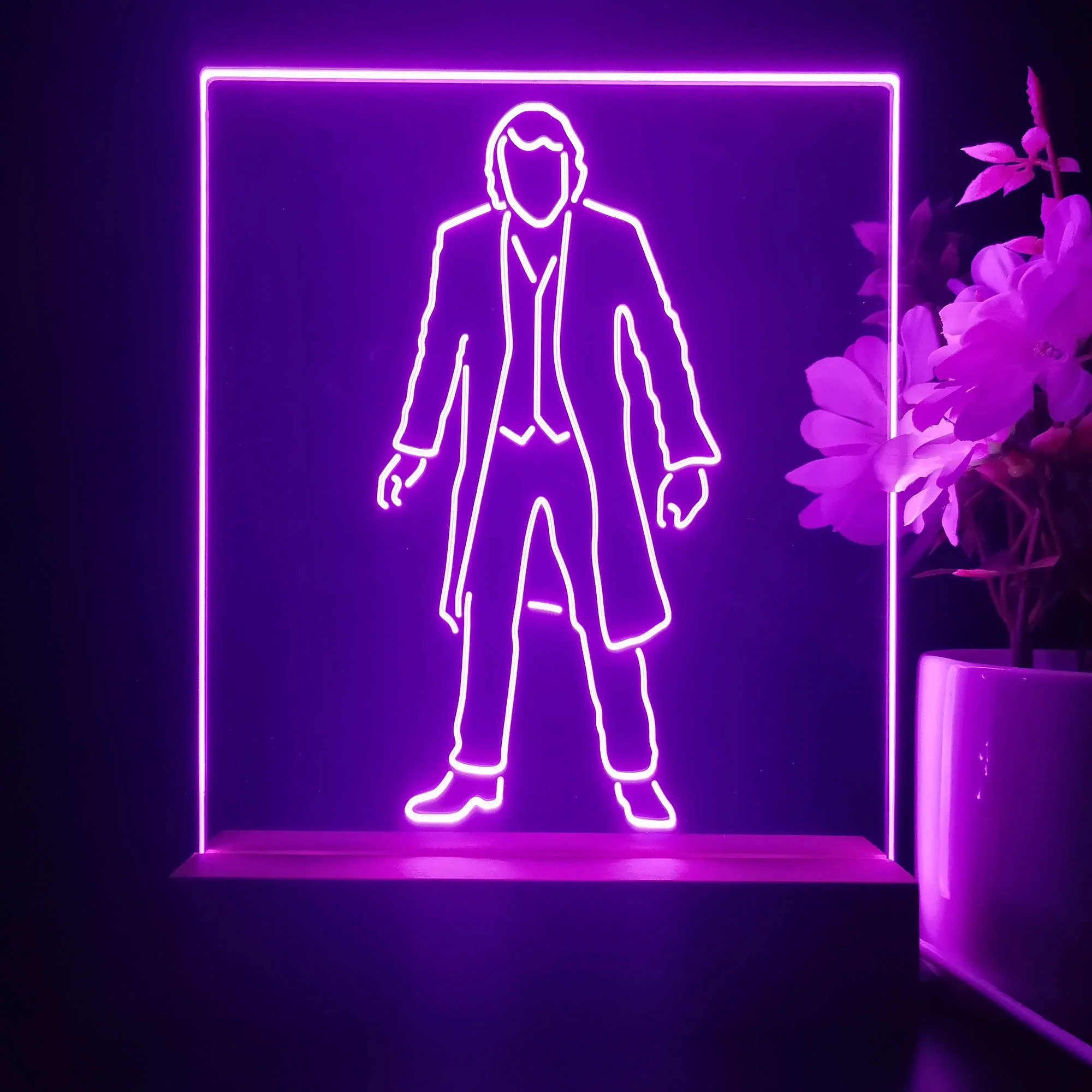 Joker Dark Knight Batman 3D Illusion Night Light Desk Lamp - Image 3