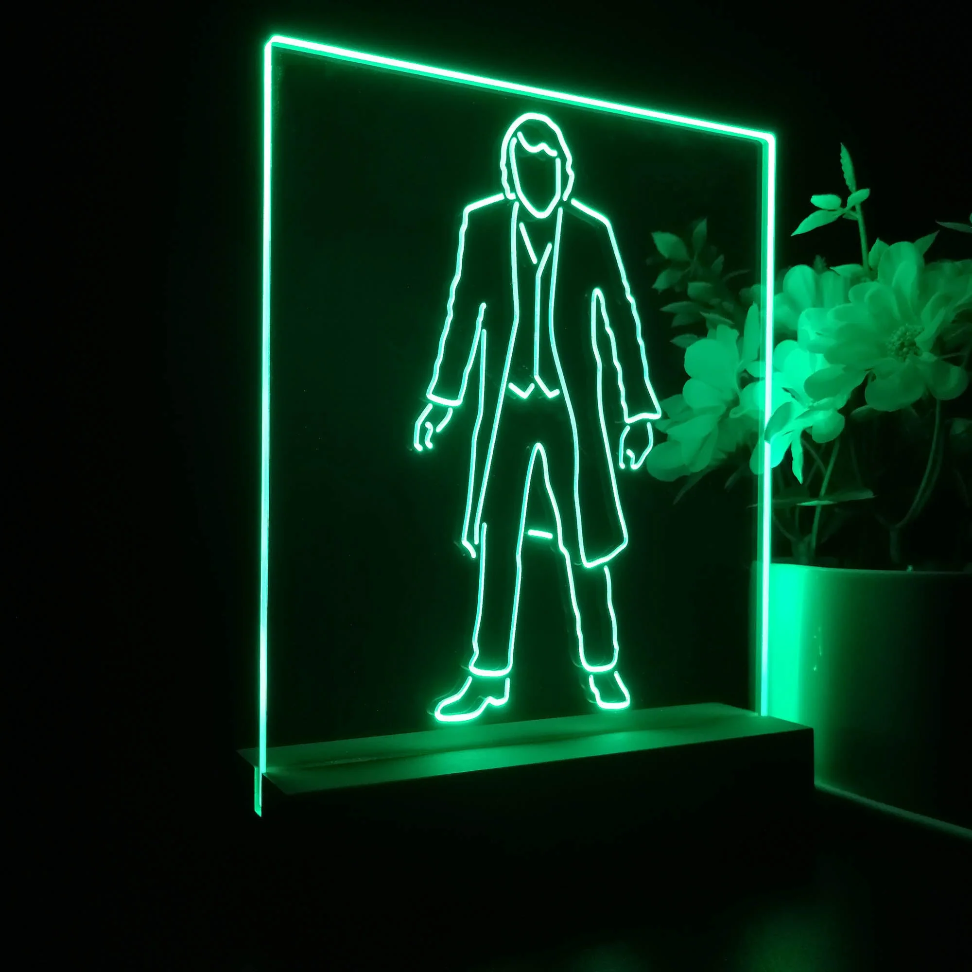Joker Dark Knight Batman 3D Illusion Night Light Desk Lamp - Image 6
