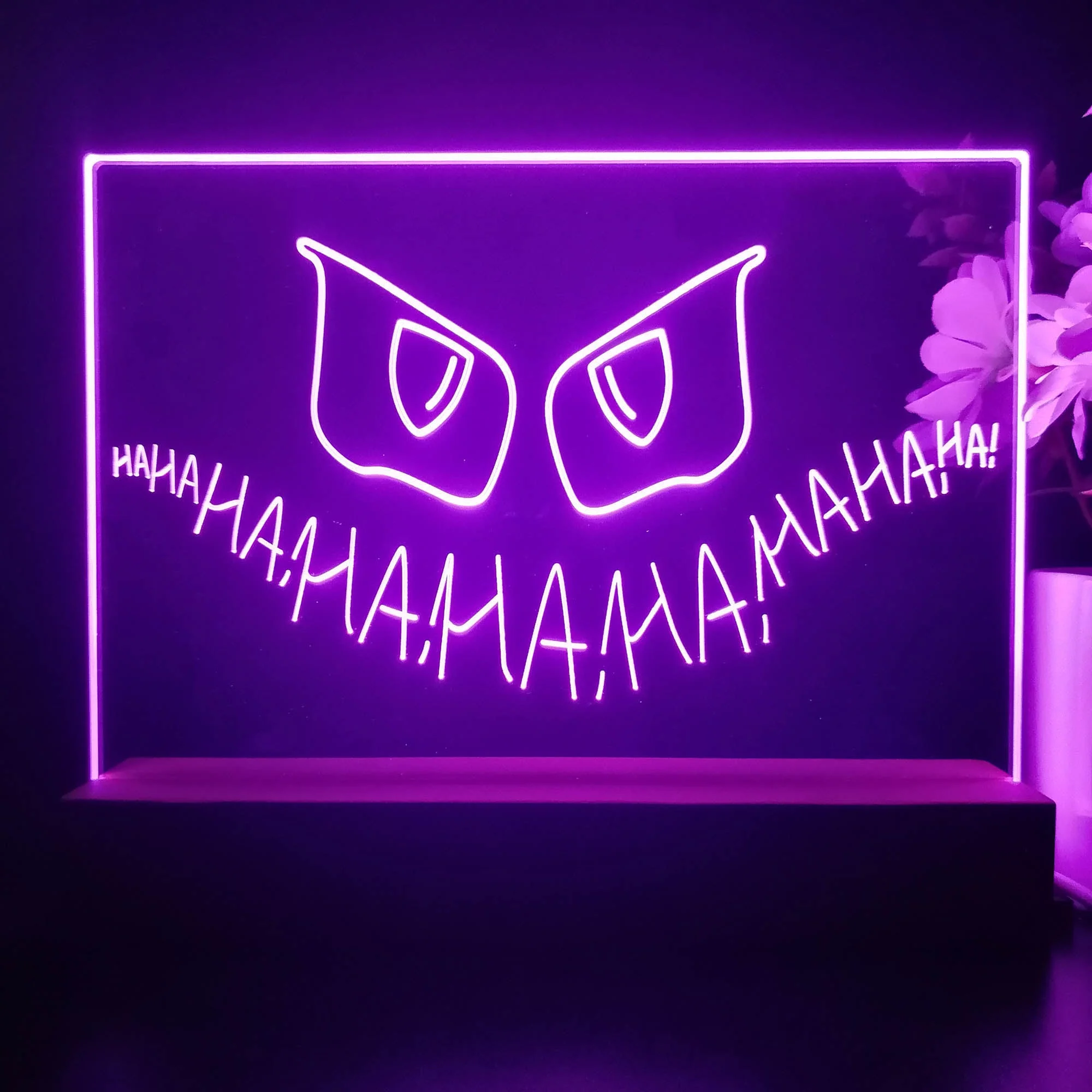 Joker Gotham Hahaha 3D Illusion Night Light Desk Lamp - Image 3