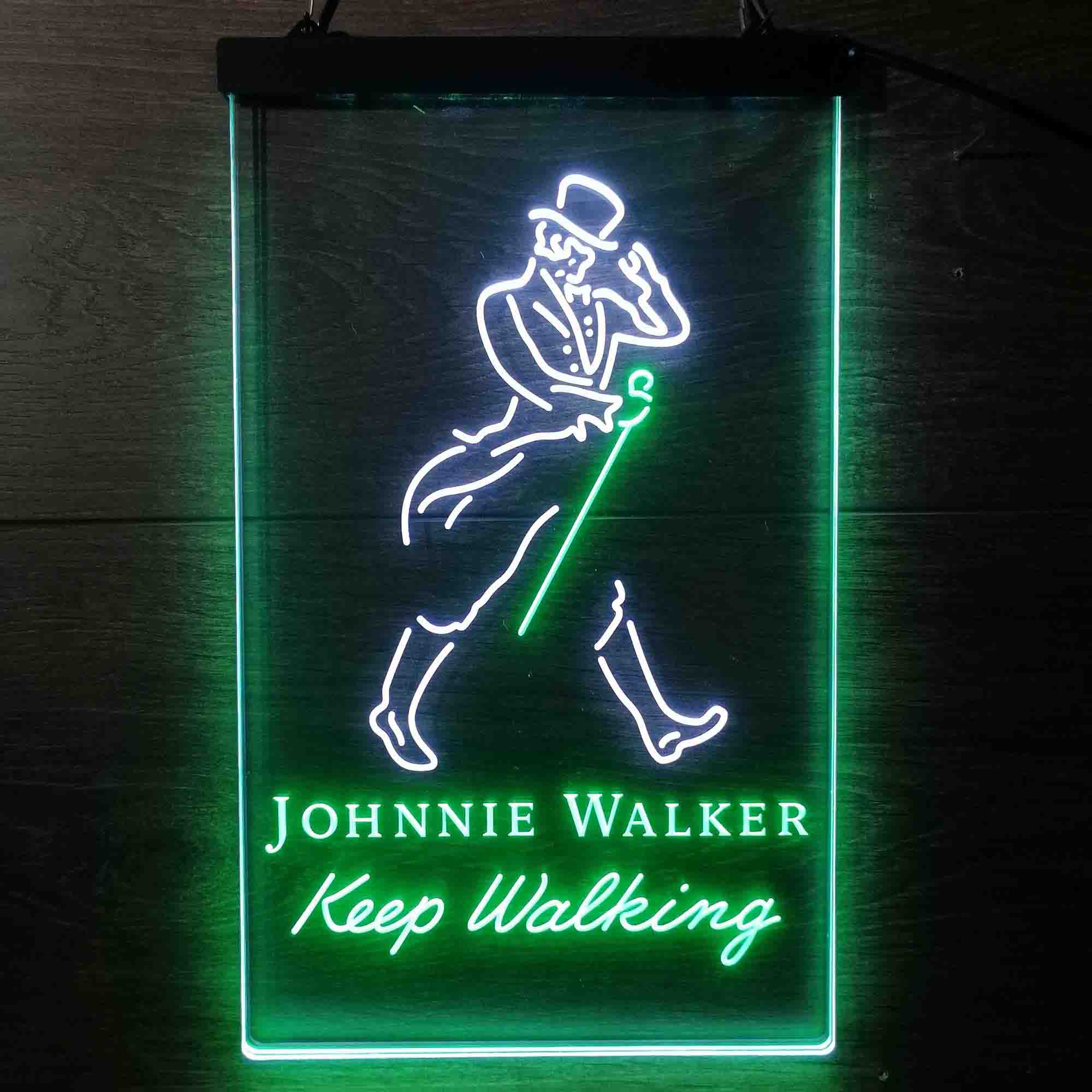 Jonnie Walker Man Cave Keep Walking Neon-Like LED Sign - Image 10