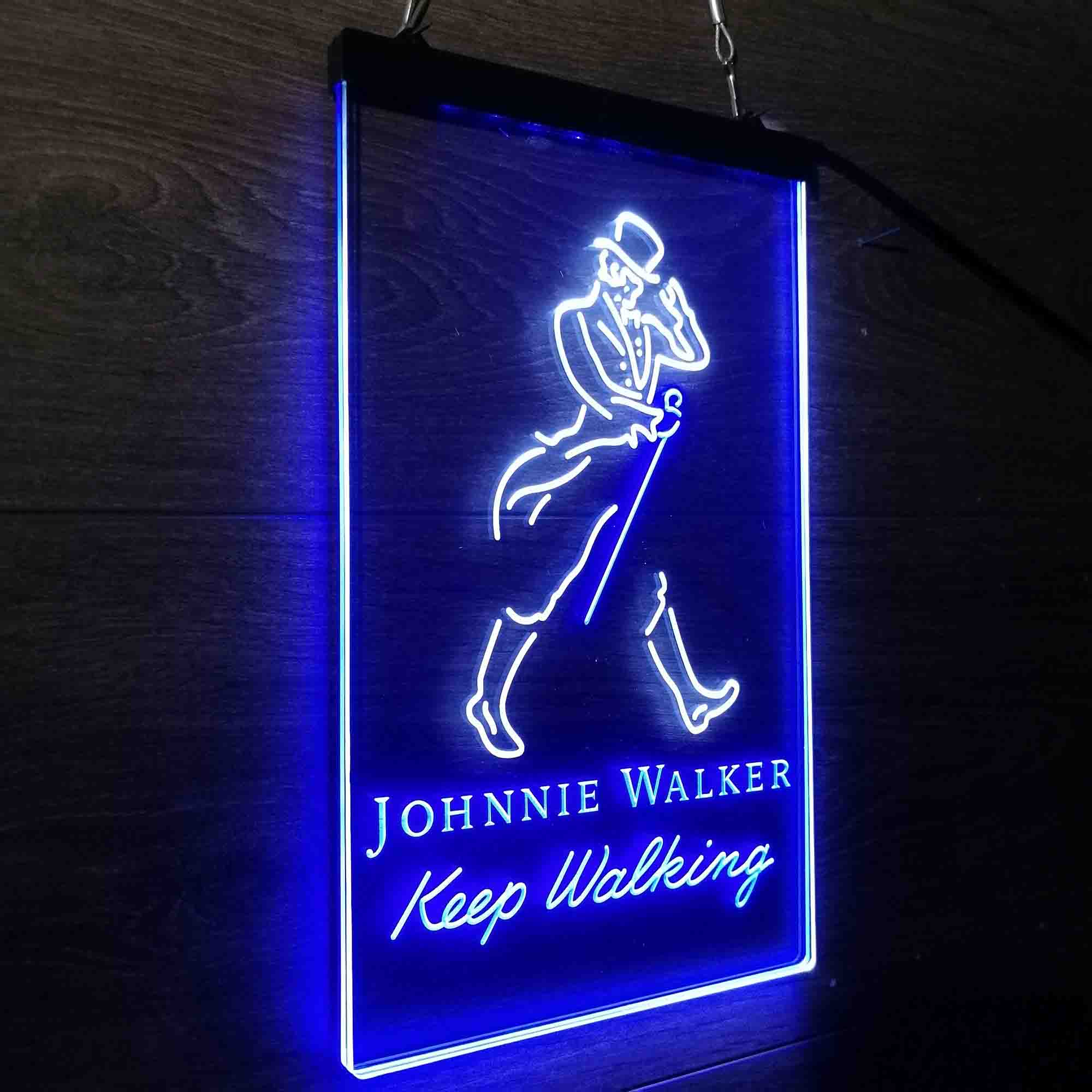 Jonnie Walker Man Cave Keep Walking Neon-Like LED Sign - Image 16