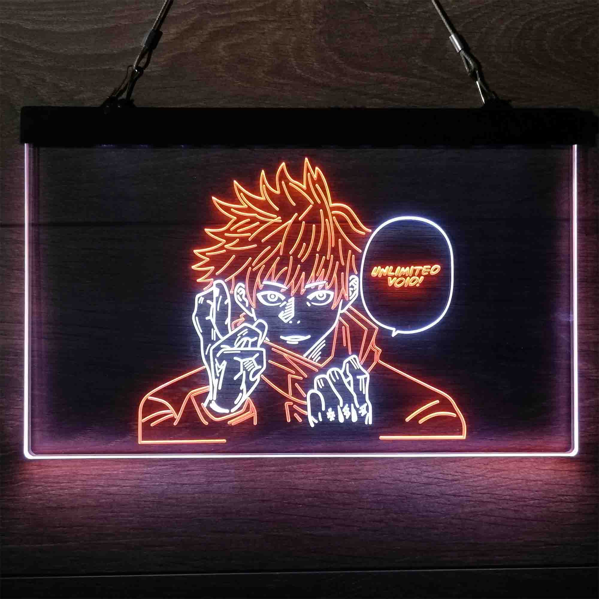 Jujutsu Kaisen Neon Poster Wall Art Neon-Like LED Sign - Image 13