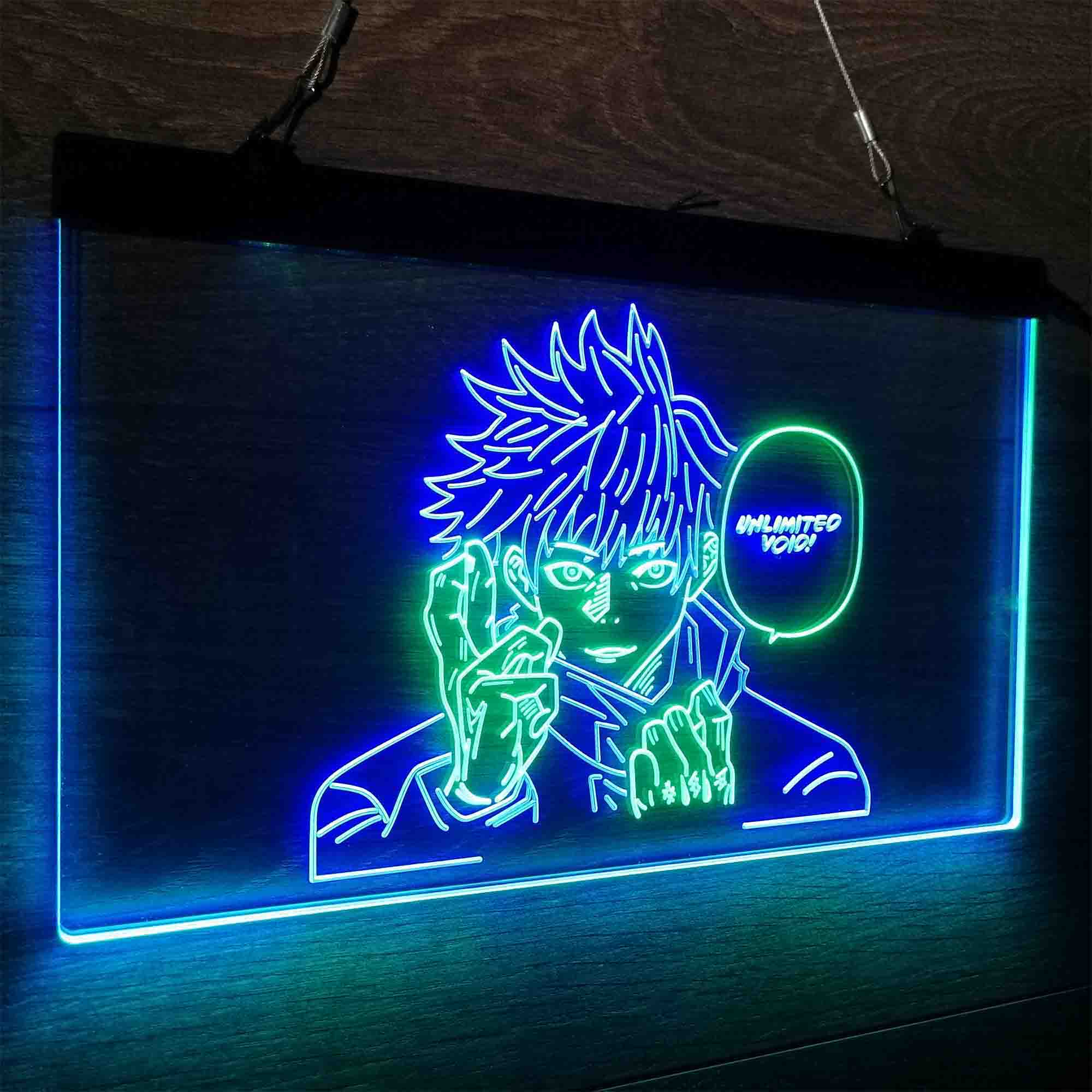 Jujutsu Kaisen Neon Poster Wall Art Neon-Like LED Sign - Image 15