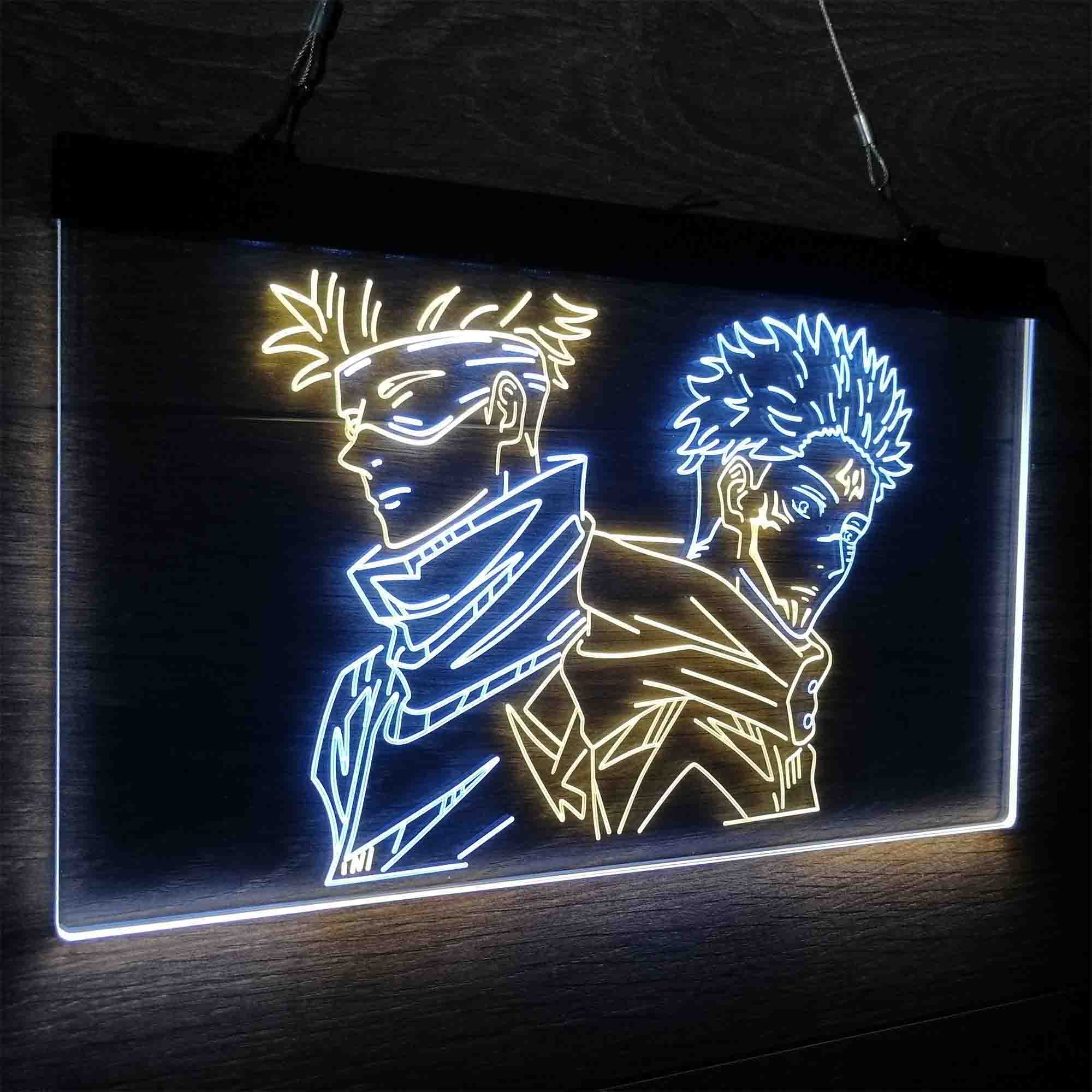 Jujutsu Kaisen Satoru Gojo Sukuna Game Room Neon-Like LED Sign - Image 22