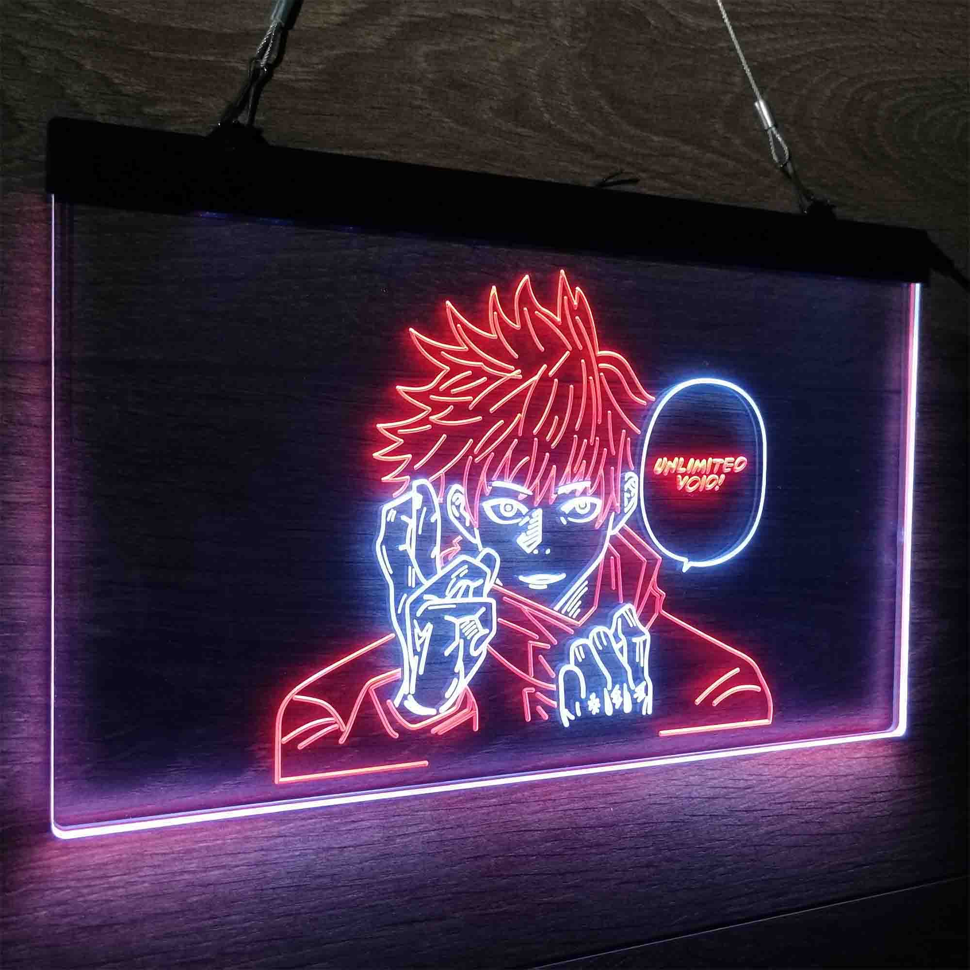 Jujutsu Kaisen Neon Poster Wall Art Neon-Like LED Sign - Image 23